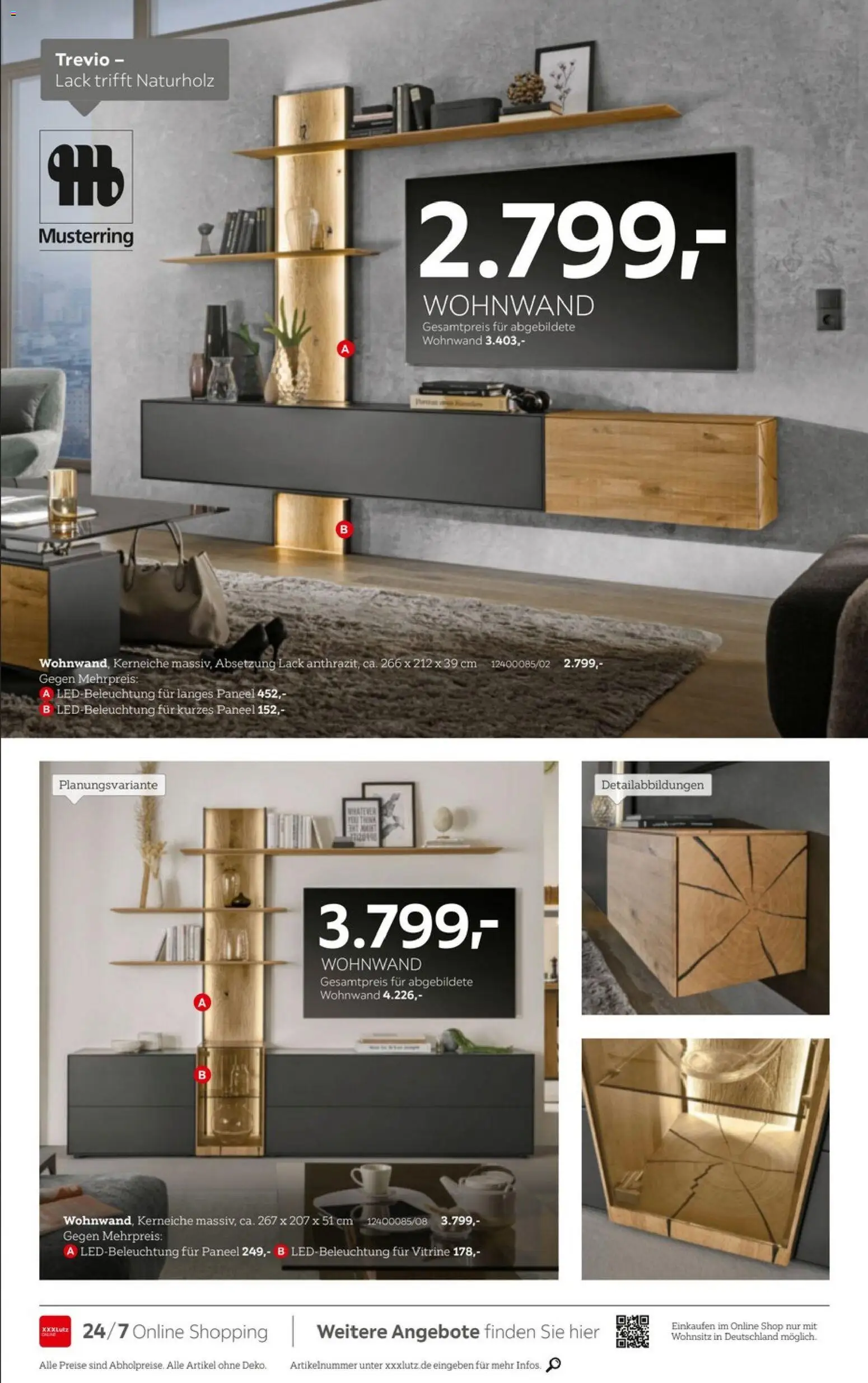 XXXLutz Zuhause beginnt hier – gültig ab 08.08.2026 | Seite: 6 | Produkte: Wohnwand, Vitrine