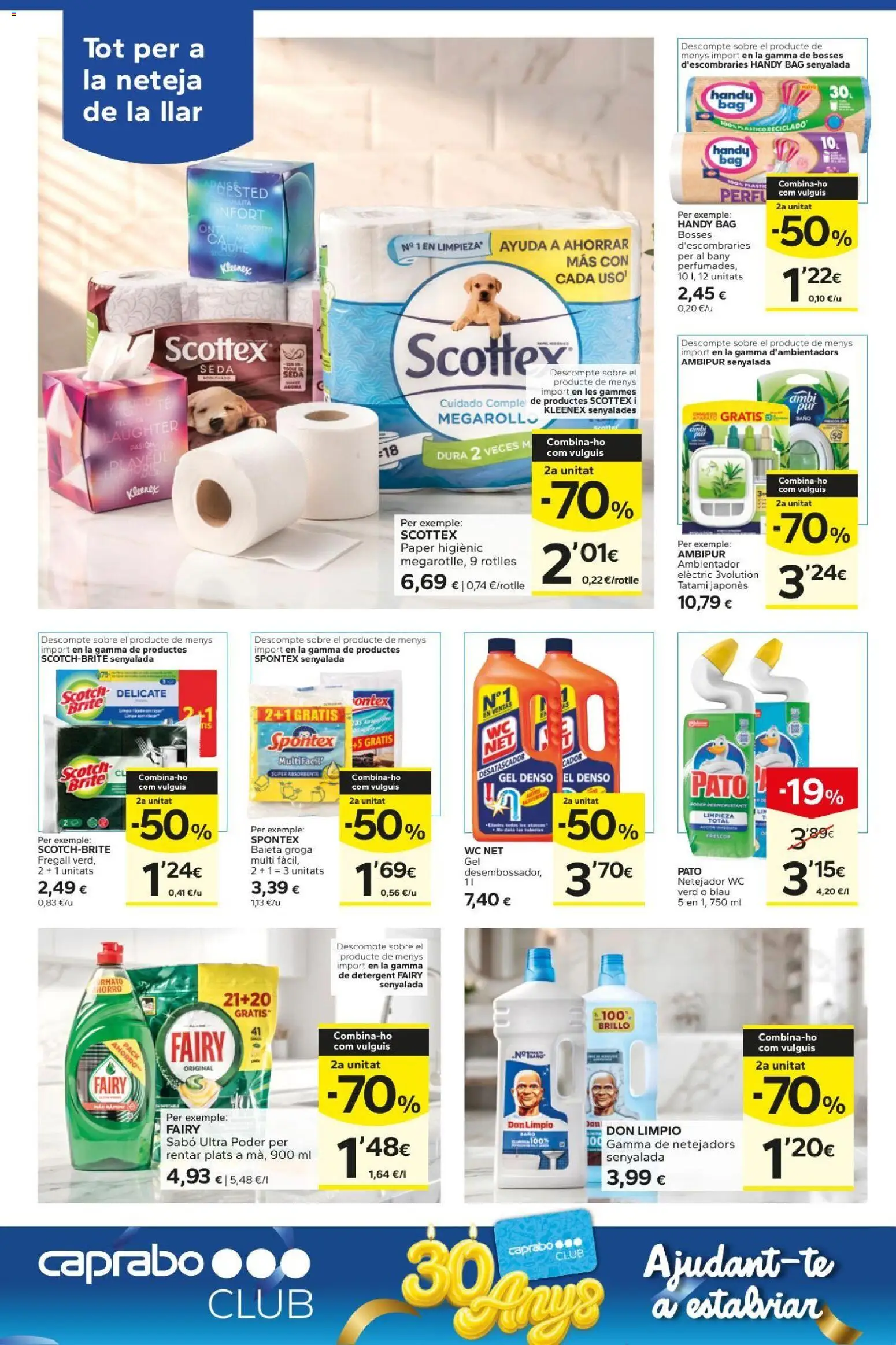 Caprabo folleto │ válido desde el 27/08/2026 | Página: 22 | Productos: Pato, Ambientador, Baño
