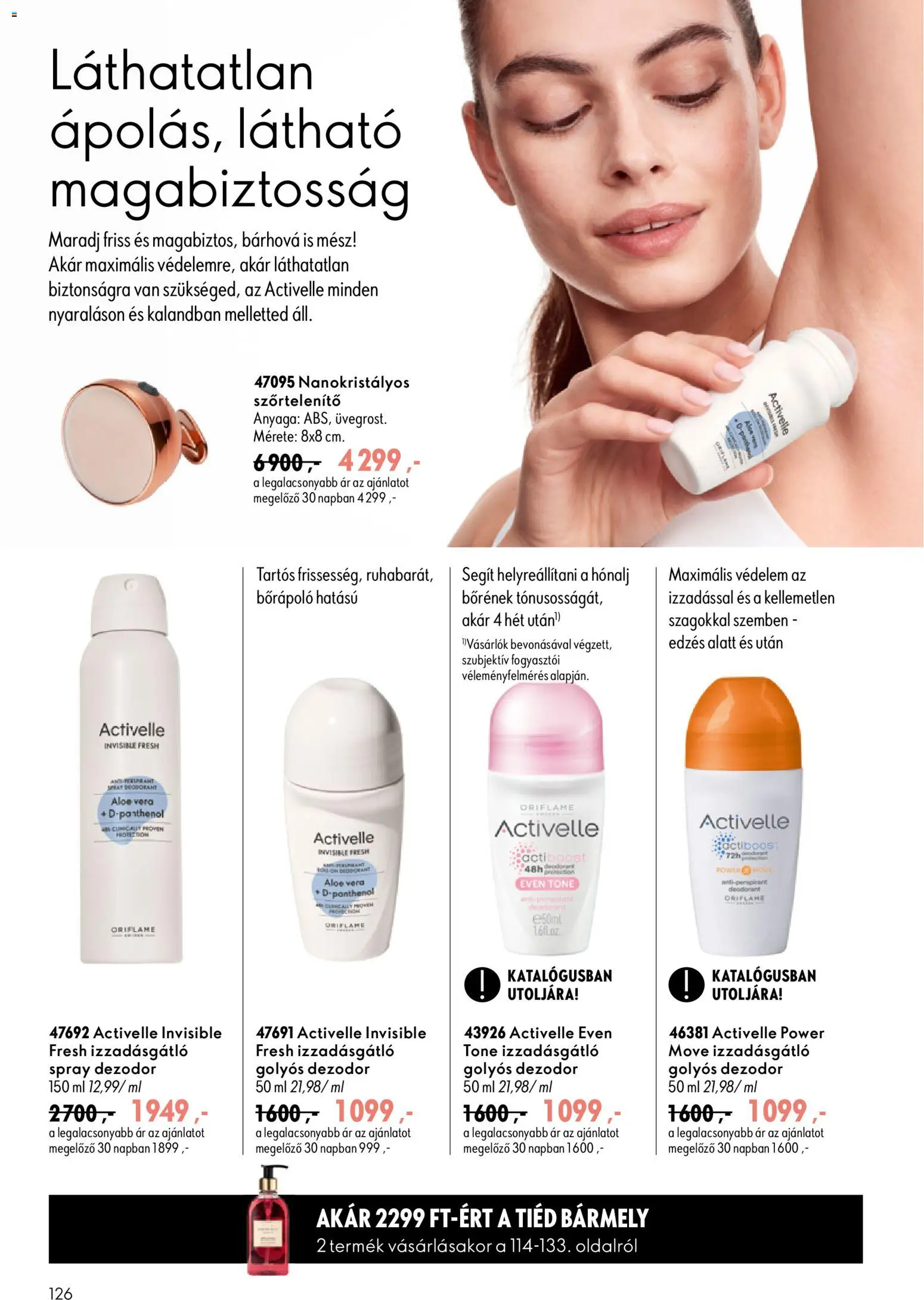 Oriflame akciós ujság - amely érvényes a következő dátumtól: 2026.07.29. | Oldal: 126