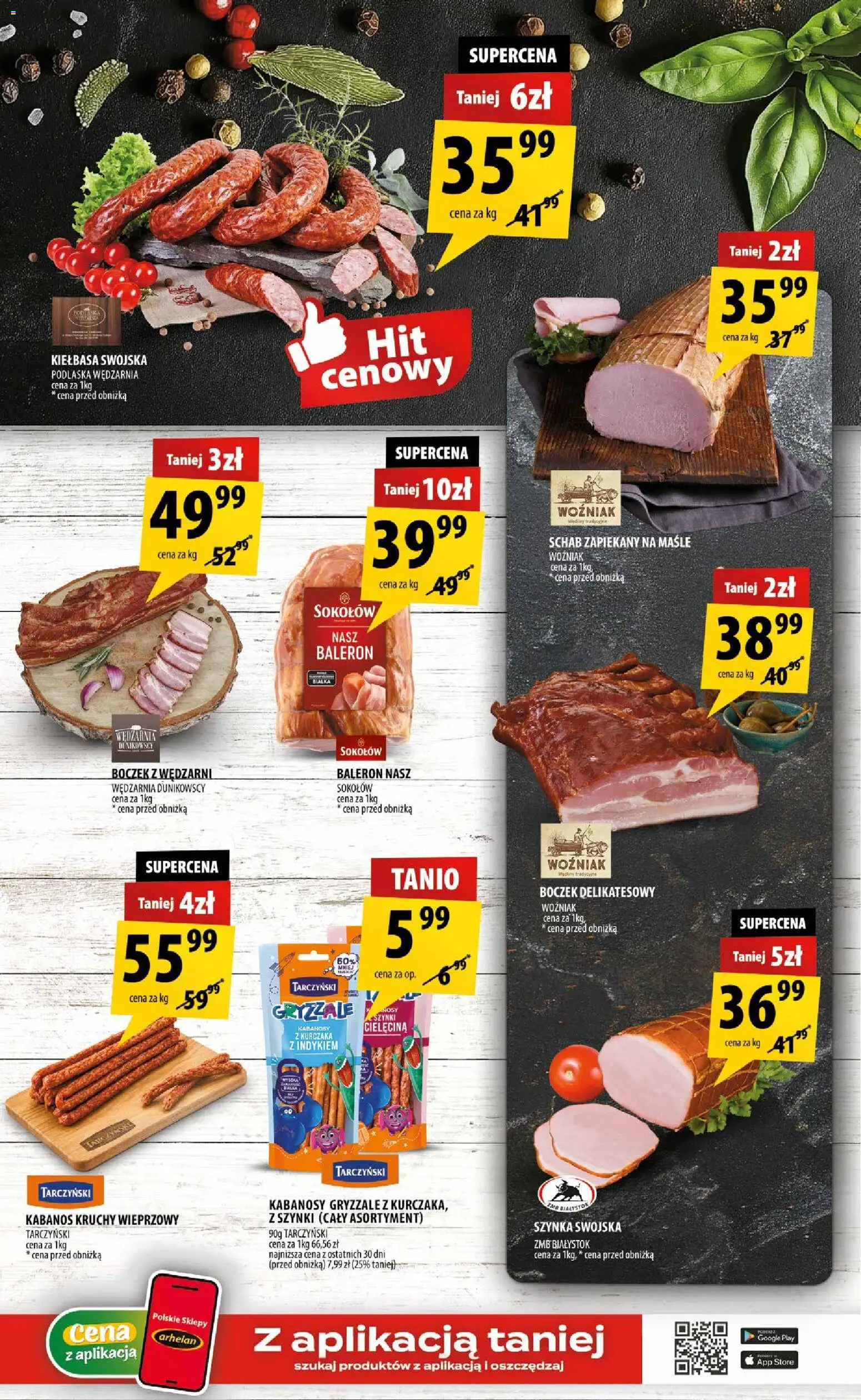 Arhelan gazetka od 17.07.2026 | Strona: 5 | Produkty: Kiełbasa, Szynka, Boczek, Wędliny