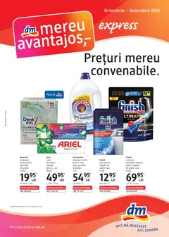 Ofertele DM drogeriemarkt valabile de la 15.10.2026