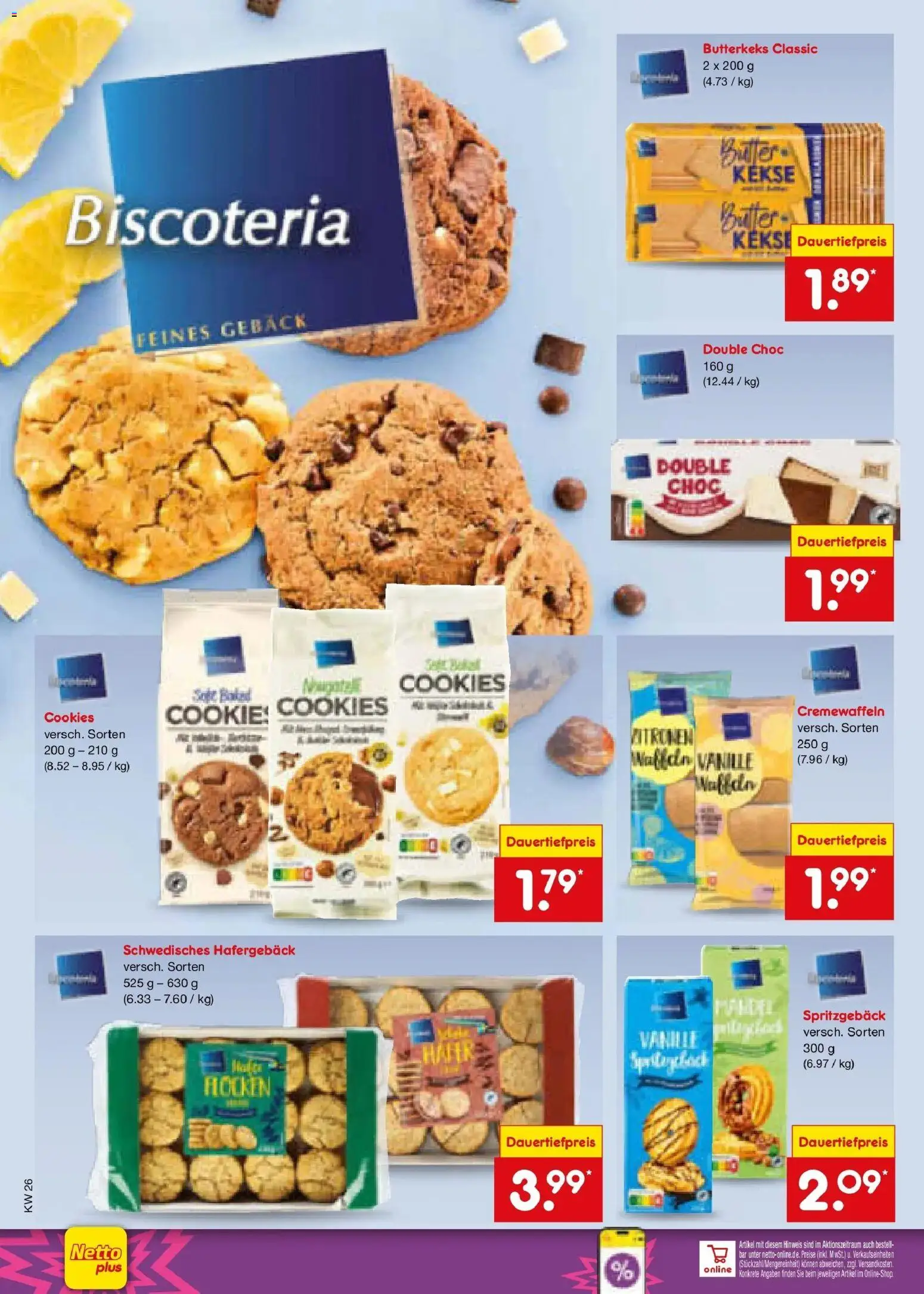 Netto Marken-Discount Prospekt Stemwede-Dielingen – gültig ab 21.06.2026 | Seite: 57 | Produkte: Butter, Kekse, Zitronen