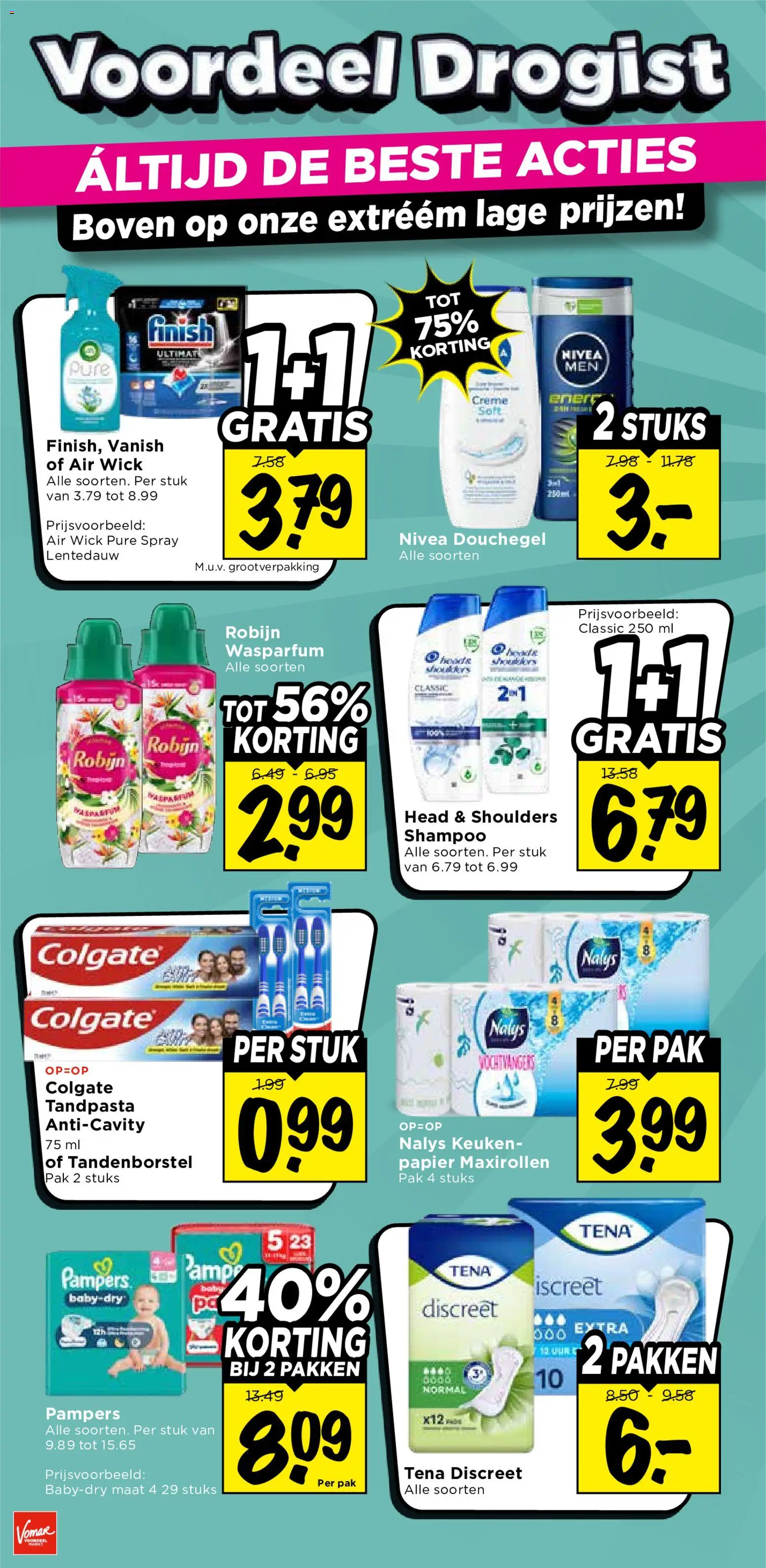 {H1} | Pagina: 9 | Producten: Head & Shoulders, Robijn, Papier, Crème
