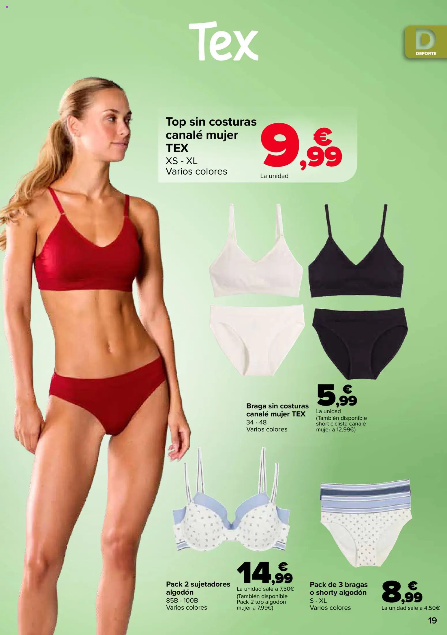Carrefour Jeans │ válido desde el 27/08/2026 | Página: 19 | Productos: Bragas, Algodón, Braga