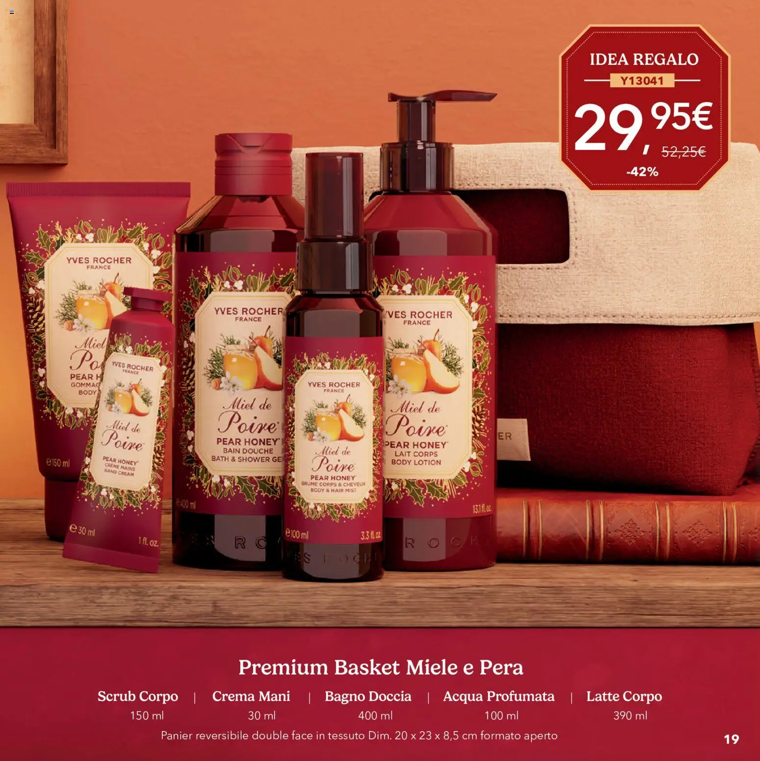Volantino Yves Rocher del 20/10/2026 | Pagina: 19 | Prodotti: Acqua, Pera, Miele, Bagno