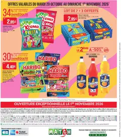 Match Supermarché - Prévisualisation de Match Supermarché catalogue valide à partir de 20/10/2026 | Page: 24 | Produits: Framboise, Bonbons Haribo, Chocolat, Bonbons