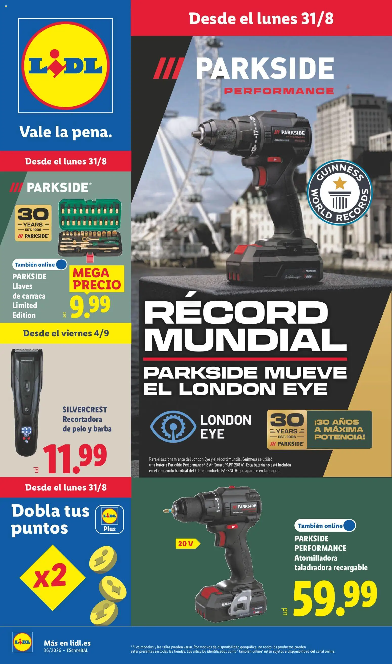 Lidl folleto de bazar │ válido desde el 31/08/2026 | Página: 1