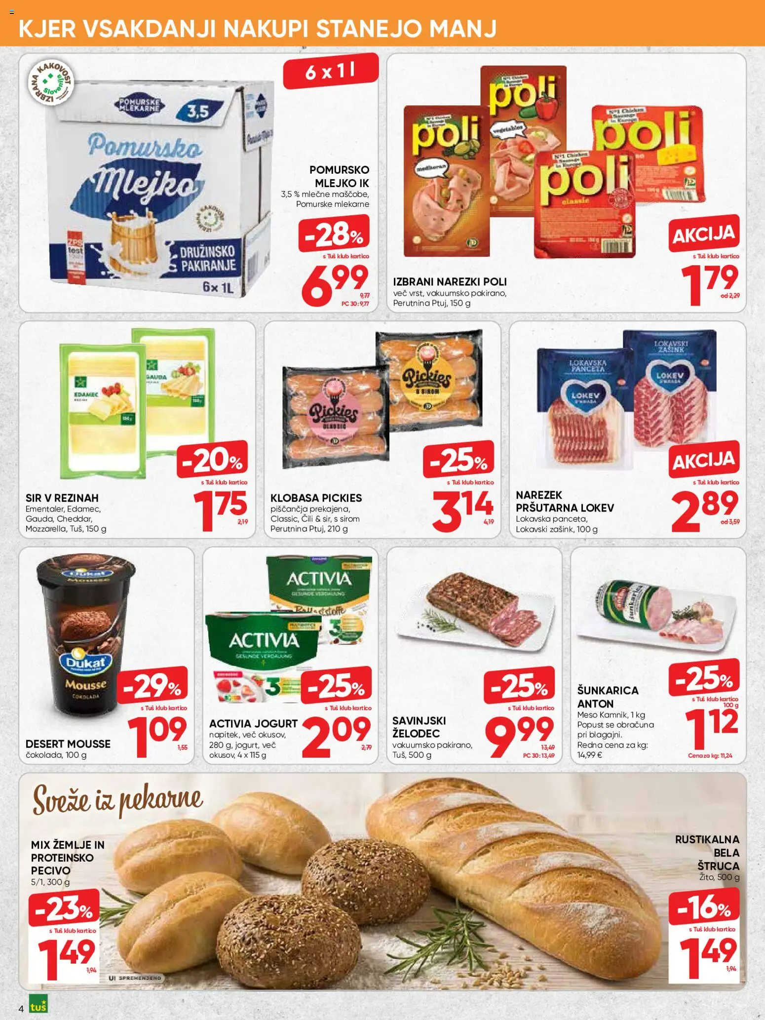 Novi Tuš katalog ponudbe – veljaven od 09.09.2026 | Stran: 4