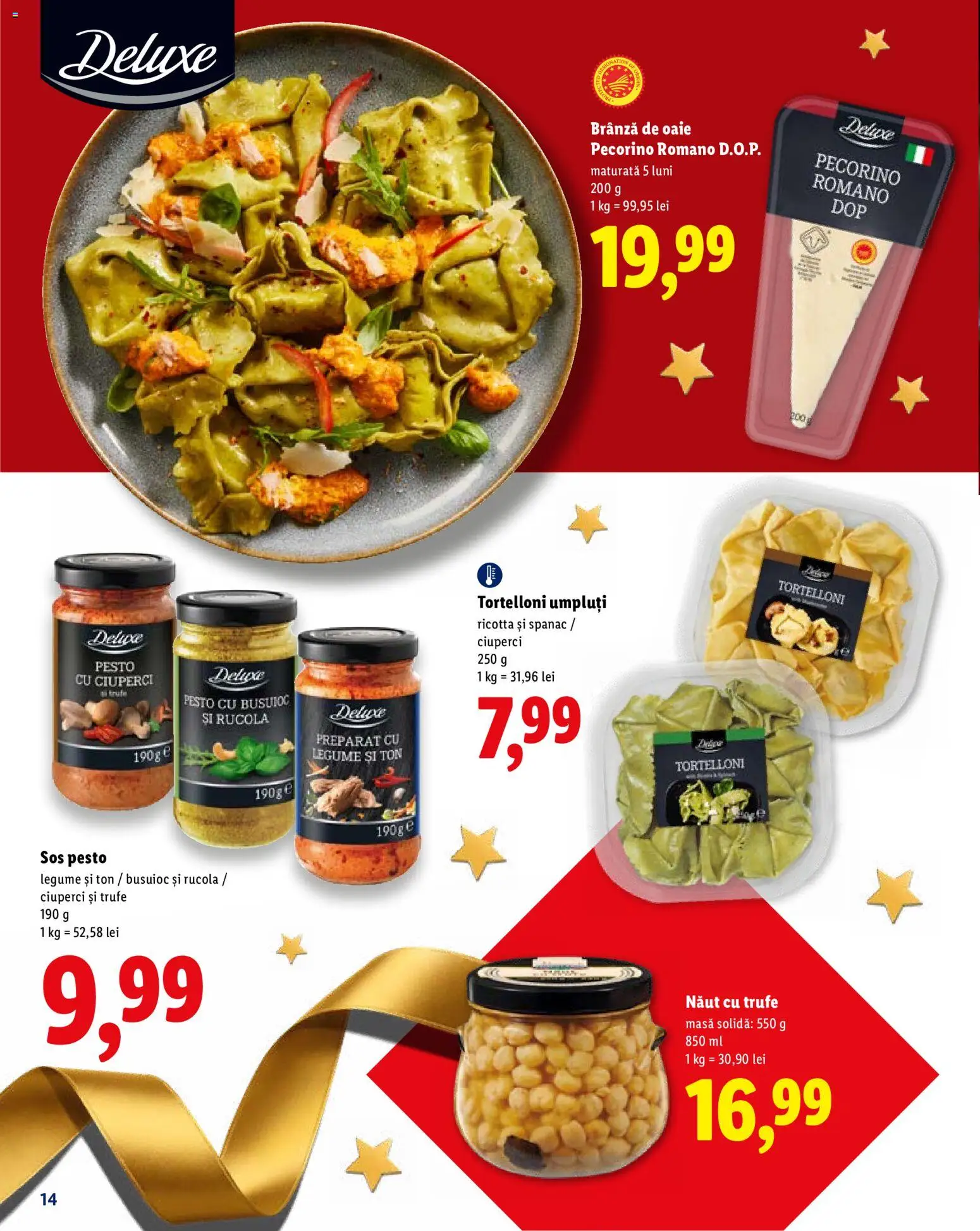 Noul catalog Lidl – valabil de la 19.10.2026 | Pagină: 14 | Produse: Masă, Ciuperci, Spanac, Sos