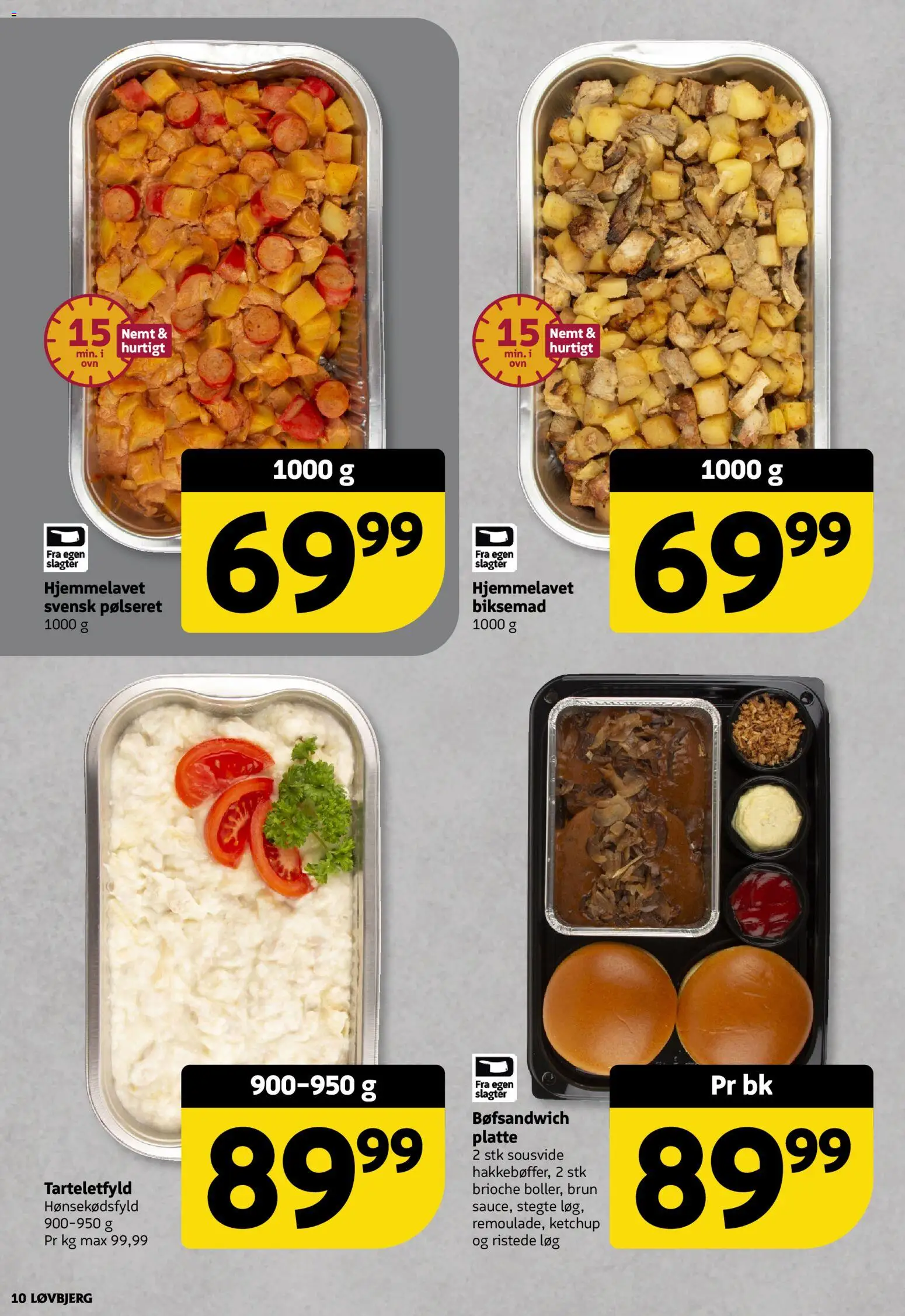Løvbjerg tilbudsavis – gyldig fra 21/08/2026 | Side: 10 | Produkter: Ketchup, Ristede Løg, Løg, Brioche