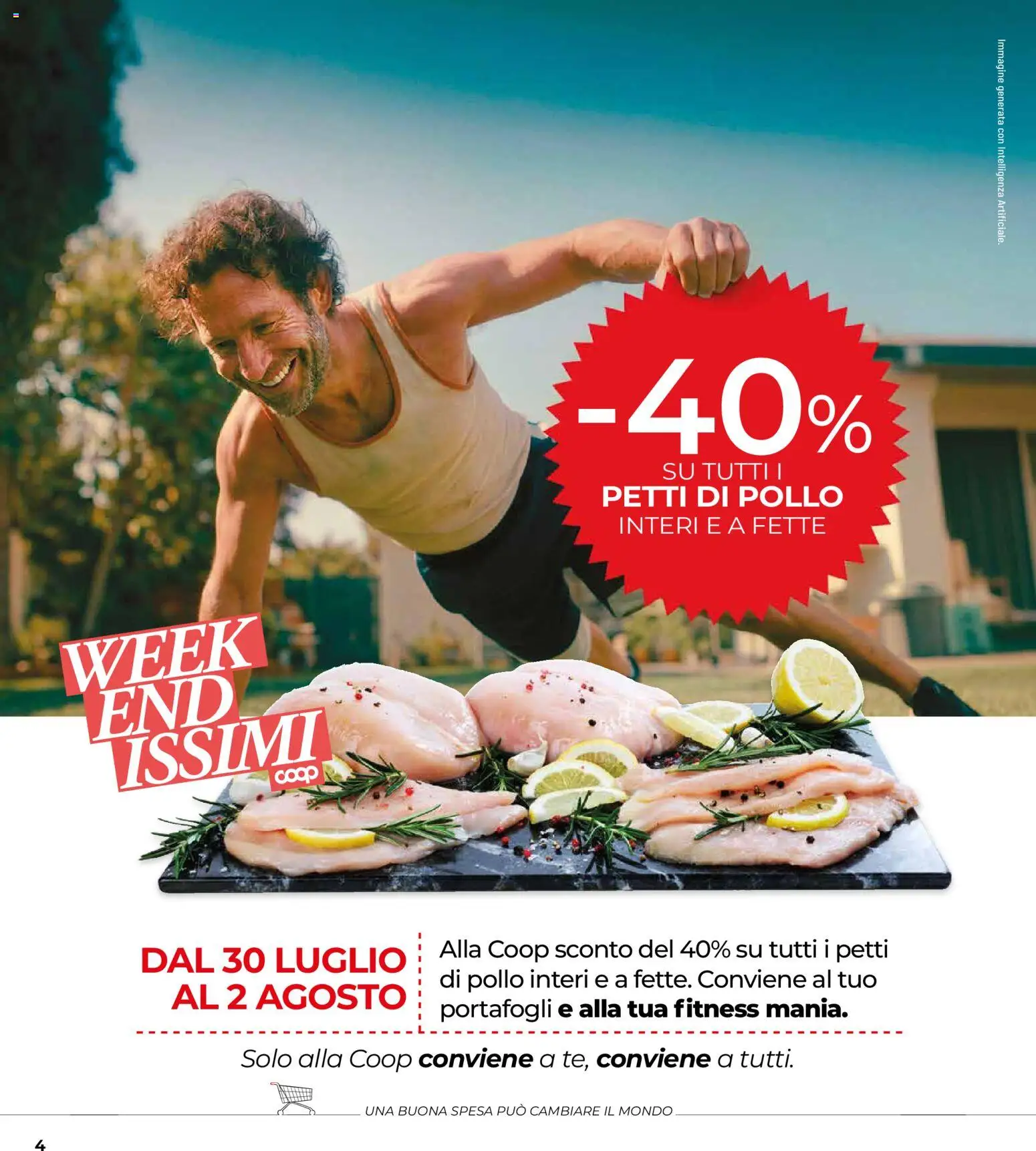 Volantino COOP del 30/07/2026 | Pagina: 4 | Prodotti: Pollo