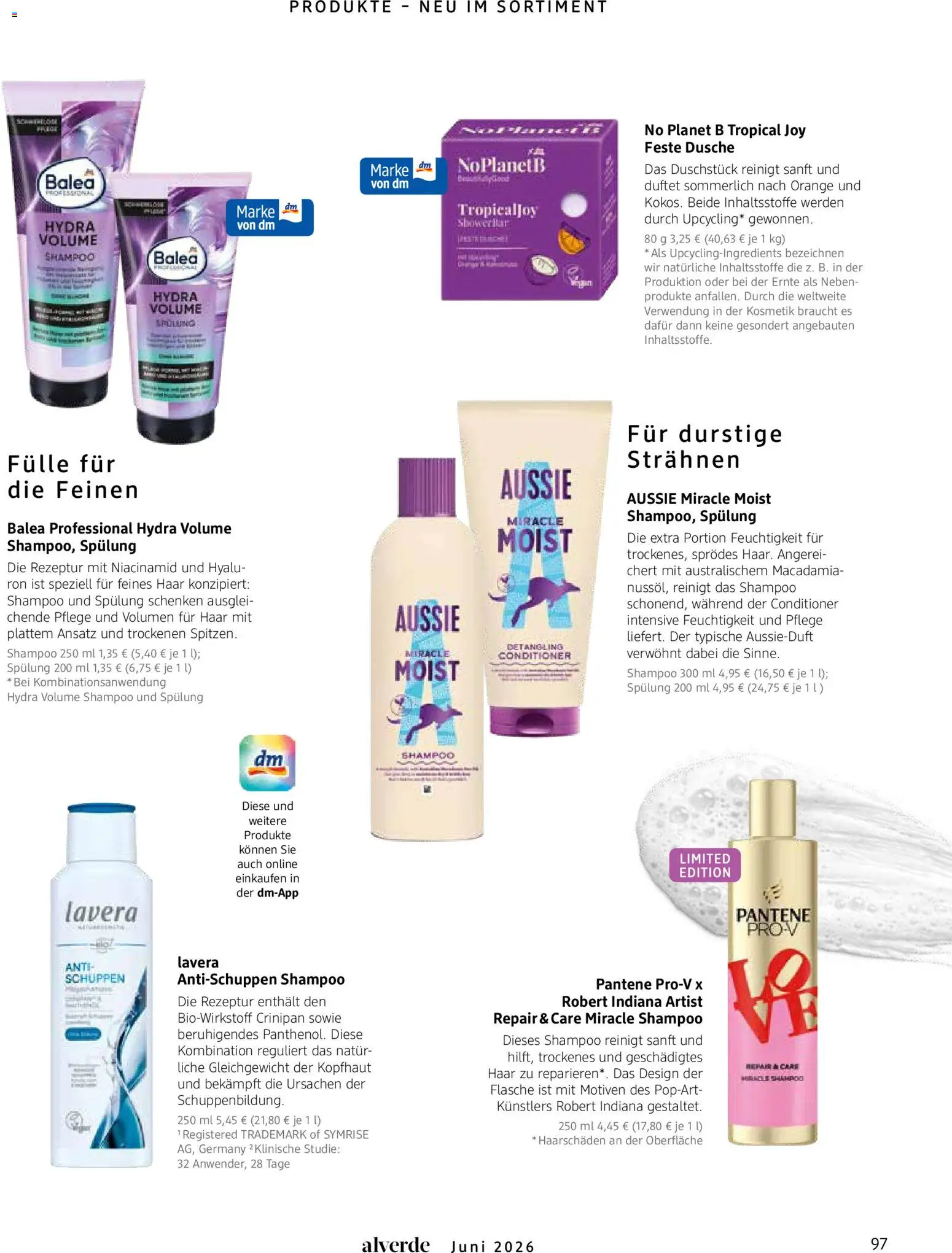dm drogerie Prospekt – gültig ab 01.06.2026 | Seite: 97 | Produkte: Dusche, Shampoo, Spülung