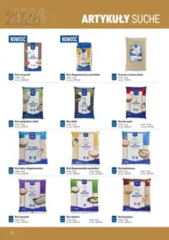 Pogląd oferty "Makro gazetka - Produktów marek własnych dla profesjonalnej Gastronomii" - ważna od 01.03.2026 | Strona: 72 | Produkty: Komosa ryżowa, Sushi, Ryż, Ryż basmati