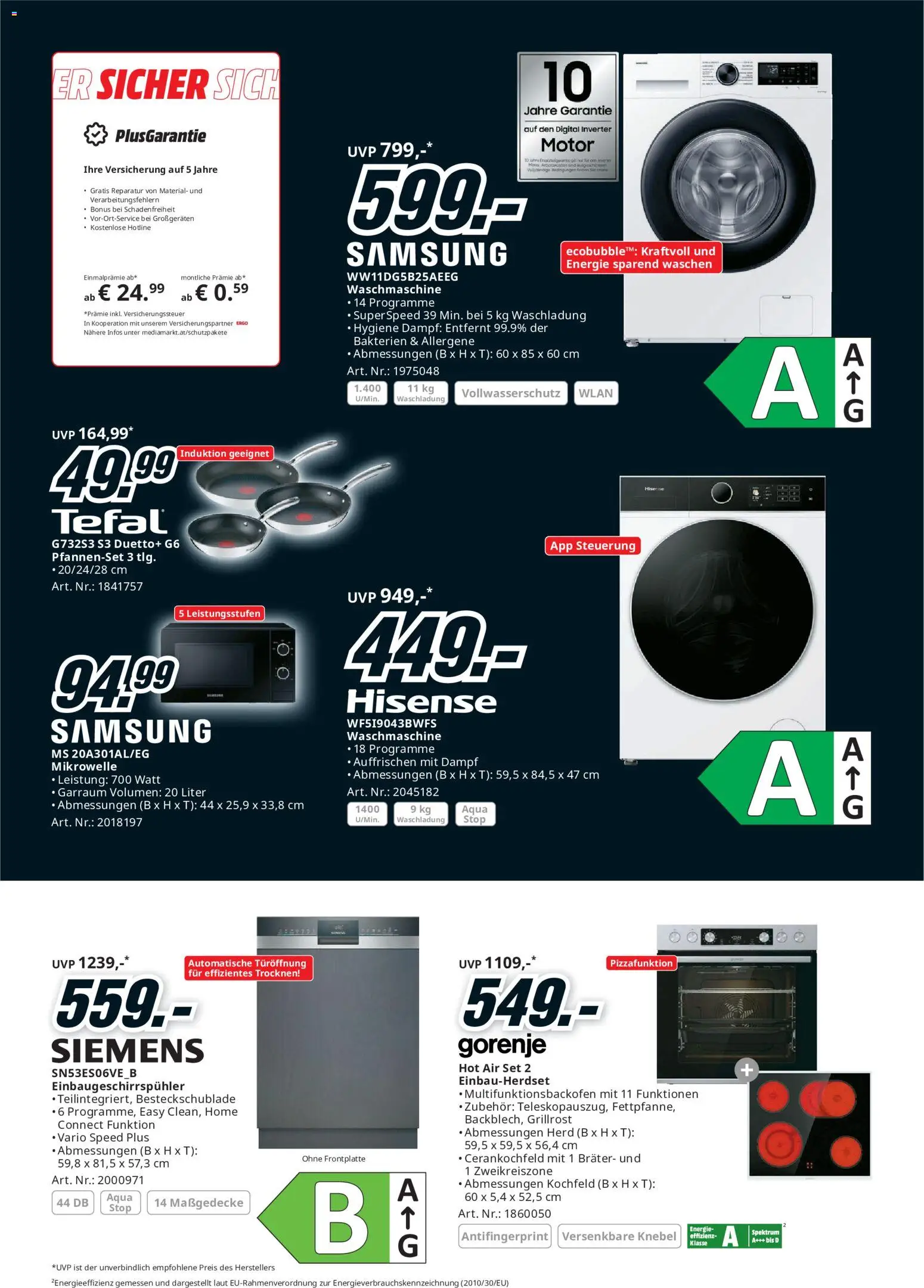 Media Markt Angebote gültig ab 24.05.2026 | Seite: 20 | Produkte: Waschmaschine, Herd, Kochfeld, Samsung