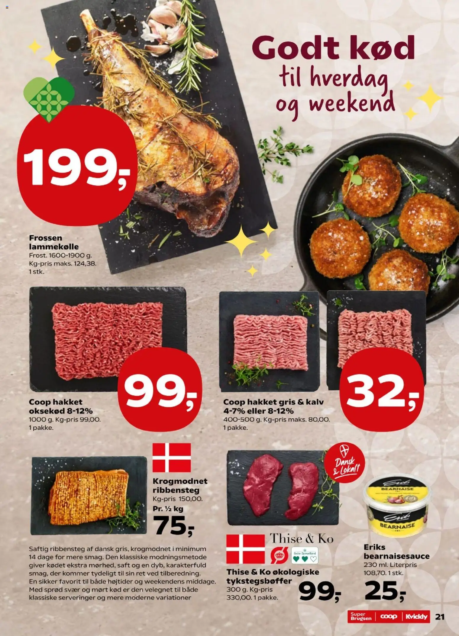 Kvickly tilbudsavis – gyldig fra 30/10/2026 | Side: 25 | Produkter: Oksekød, Lammekølle