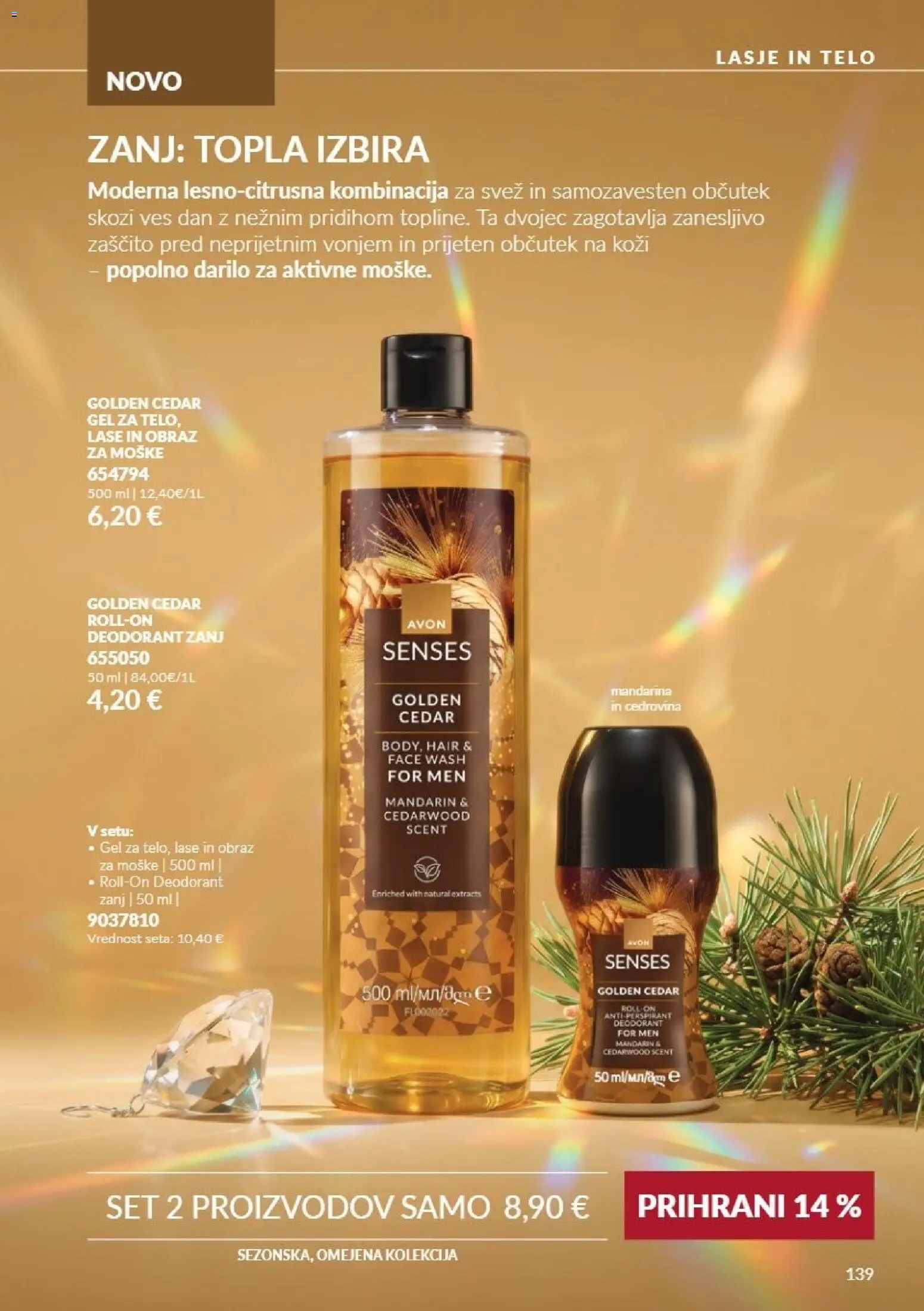 Novi Avon katalog ponudbe – veljaven od 01.11.2026 | Stran: 139 | Izdelki: Deodorant, Antiperspirant
