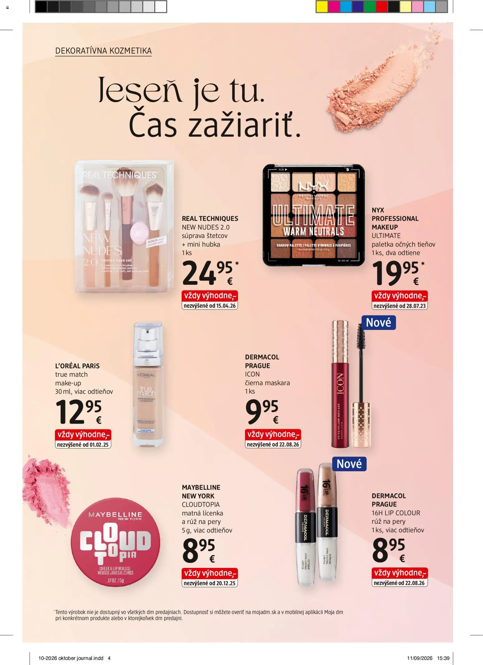 Nové dm drogerie akcie – leták je platný od 01.10.2026 | Strana: 4