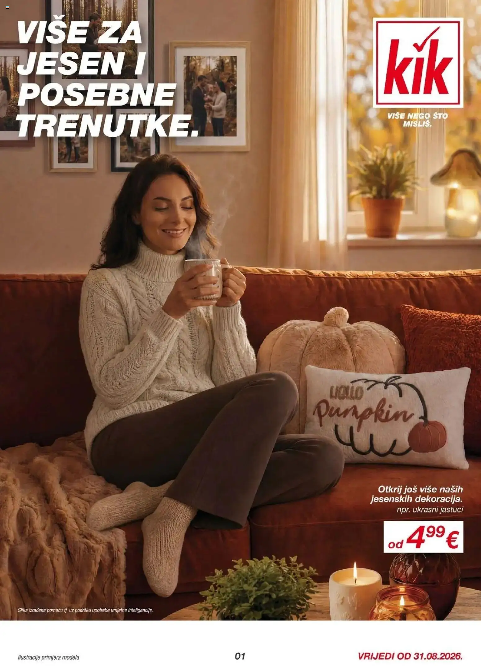 Kik Katalog novi od 28.08.2026 na listanje > letak digitalni | Stranica: 1 | Proizvodi: Ukrasni jastuci