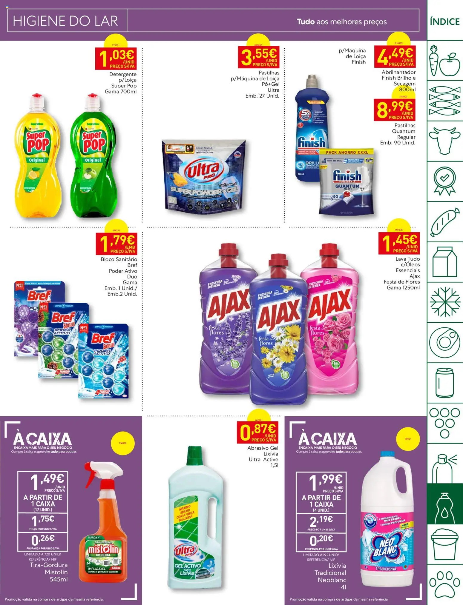 Recheio folheto │ válido de 23/06/2026 | Página: 35 | Produtos: Flores, Abrilhantador, Detergente, Caixa