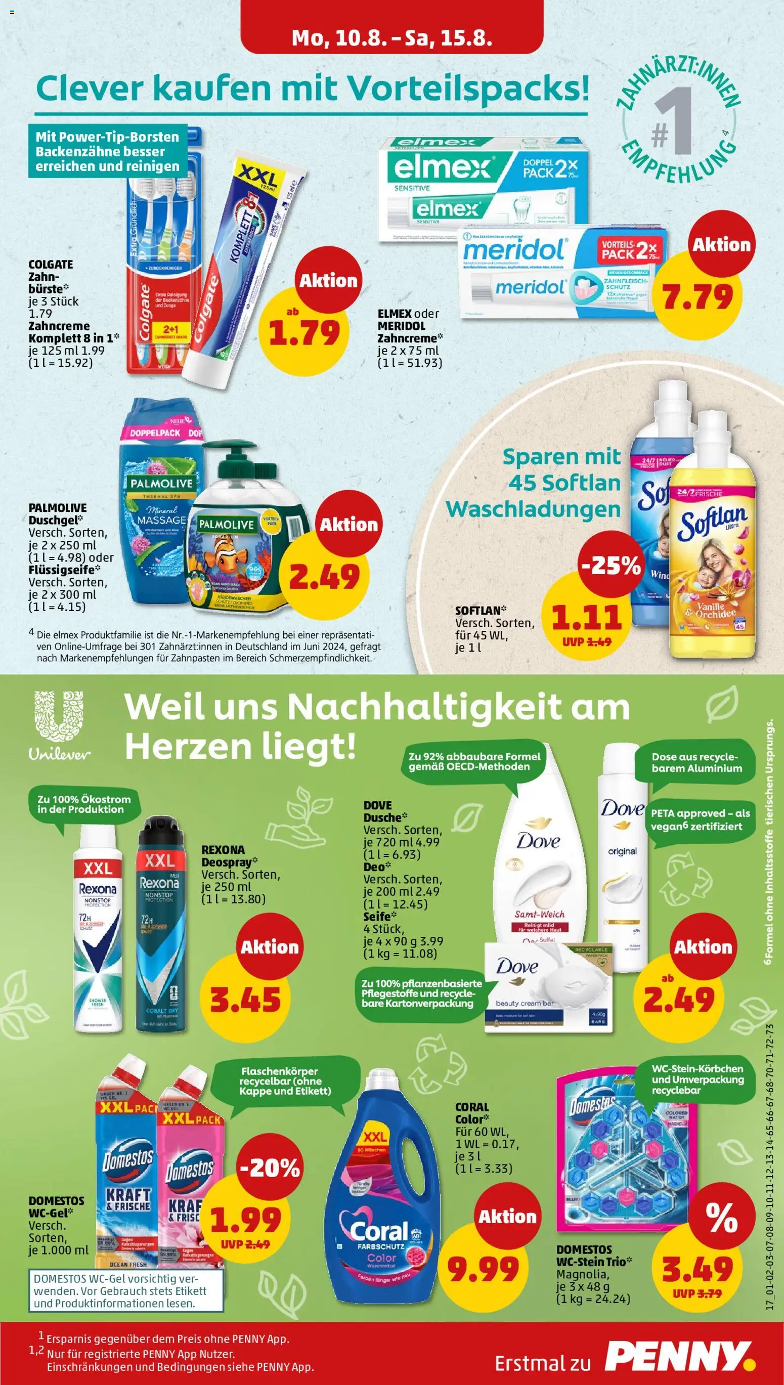 Penny Prospekt – gültig ab 10.08.2026 | Seite: 19 | Produkte: HP, Coral, Bürste, Shower Gel