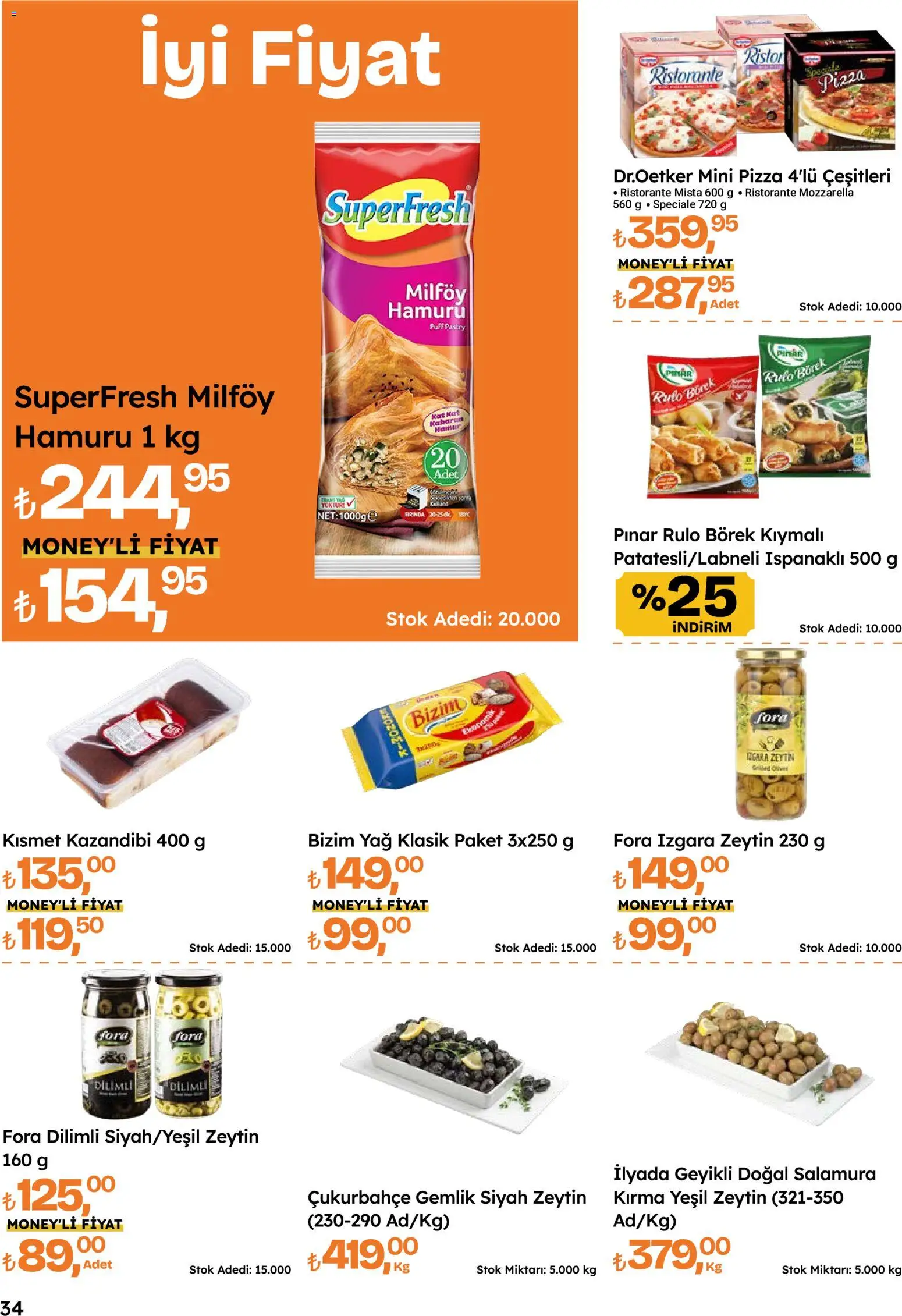 Migros Katalog - 5M Migroskop Dijital - 05 Ekim 2026 tarihinden itibaren geçerlidir | Sayfa: 34 | Ürünler: Pizza, Yağ, Zeytin, Izgara
