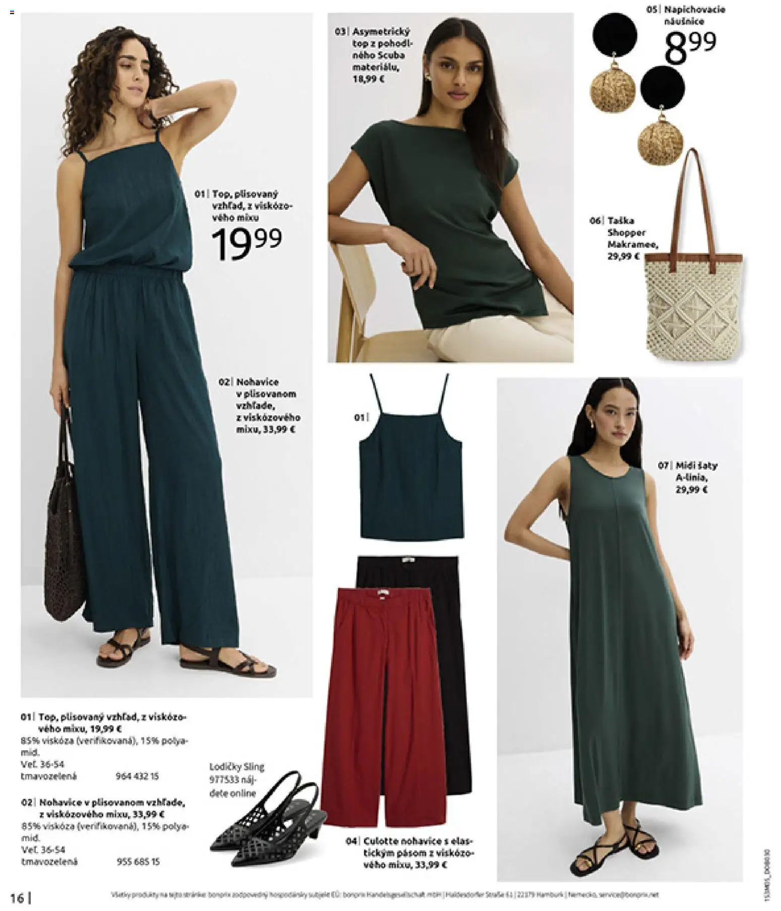 Nové Bonprix akcie – leták je platný od 05.05.2026 | Strana: 18 | Produkty: Nohavice, Lodičky