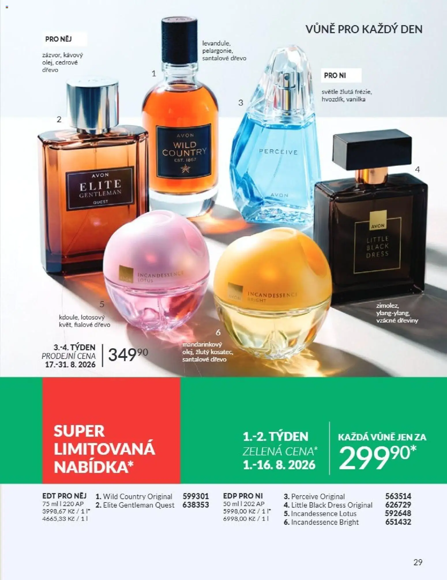 Avon Katalog 08/2026 od 01.08.2026 | Strana: 29 | Produkty: Vanilka, Lotus