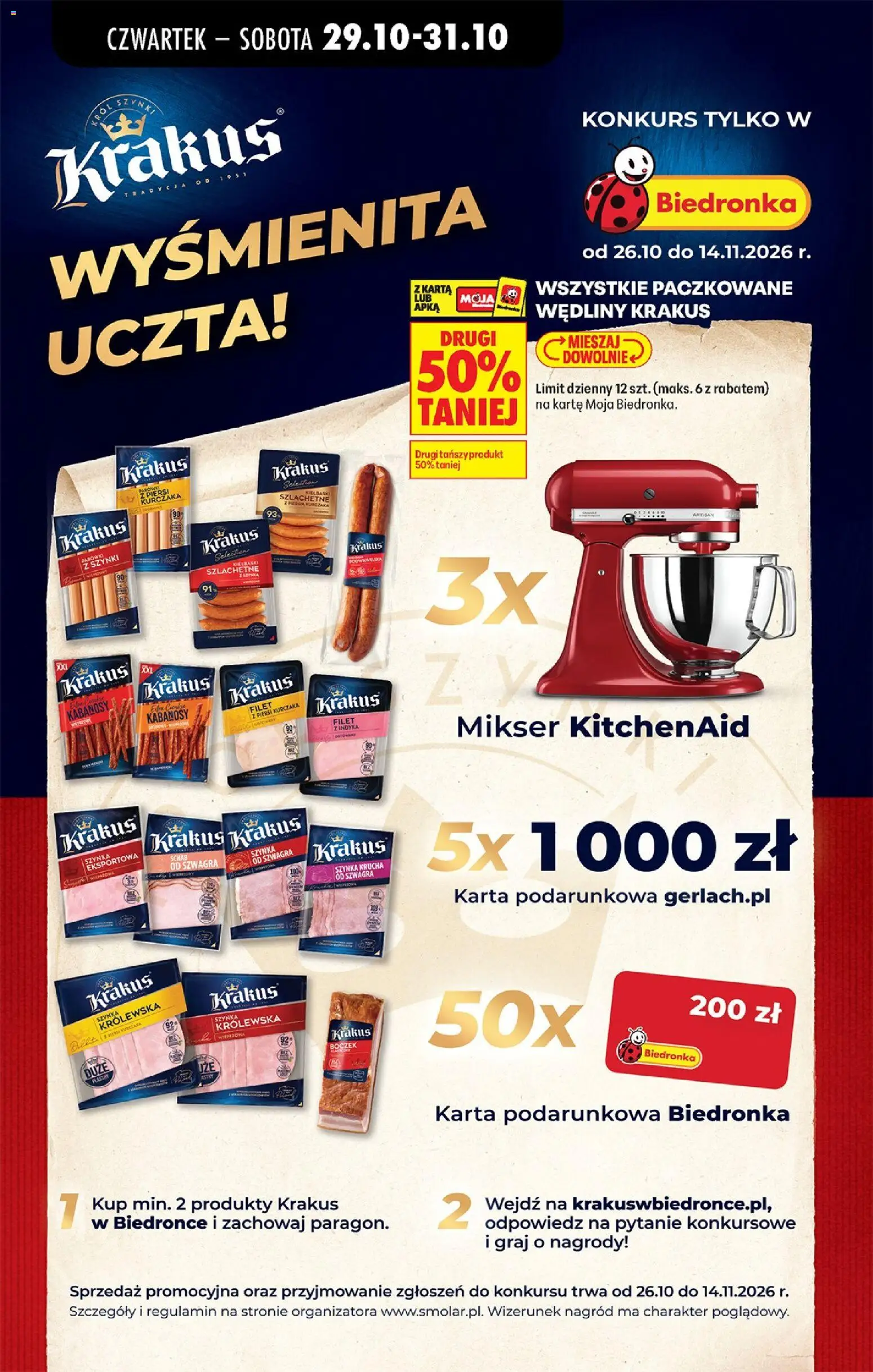 Biedronka gazetka od czwartku od 29.10.2026 | Strona: 74 | Produkty: Ferrero Collection, Kalendarz, Marmolada, Ciastka