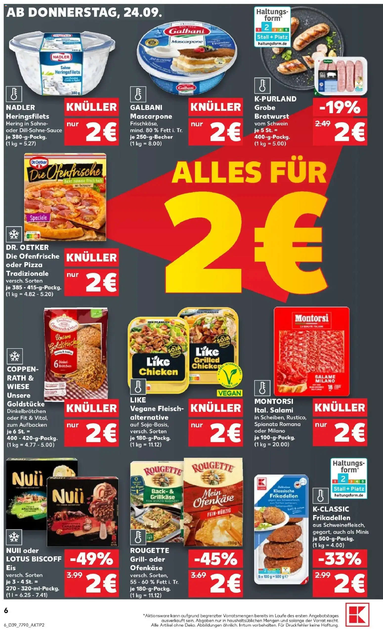 Prospekt Kaufland ab 21.09.2026 » Angebote Online zum Blättern | Seite: 9 | Produkte: Grill, Mascarpone, Ofenfrische, Salami