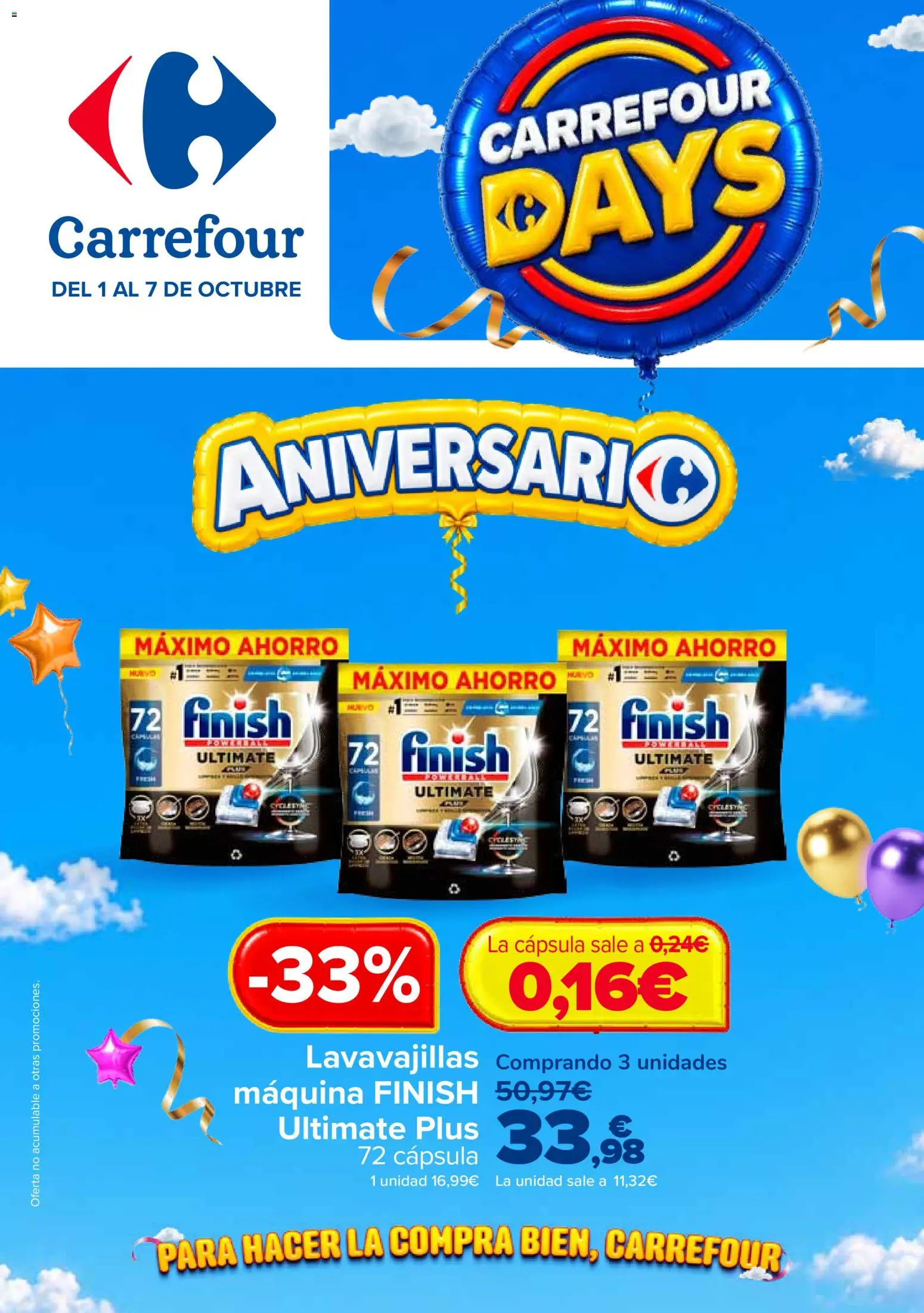 Carrefour Days │ válido desde el 01/10/2026 | Página: 1 | Productos: Lavavajillas