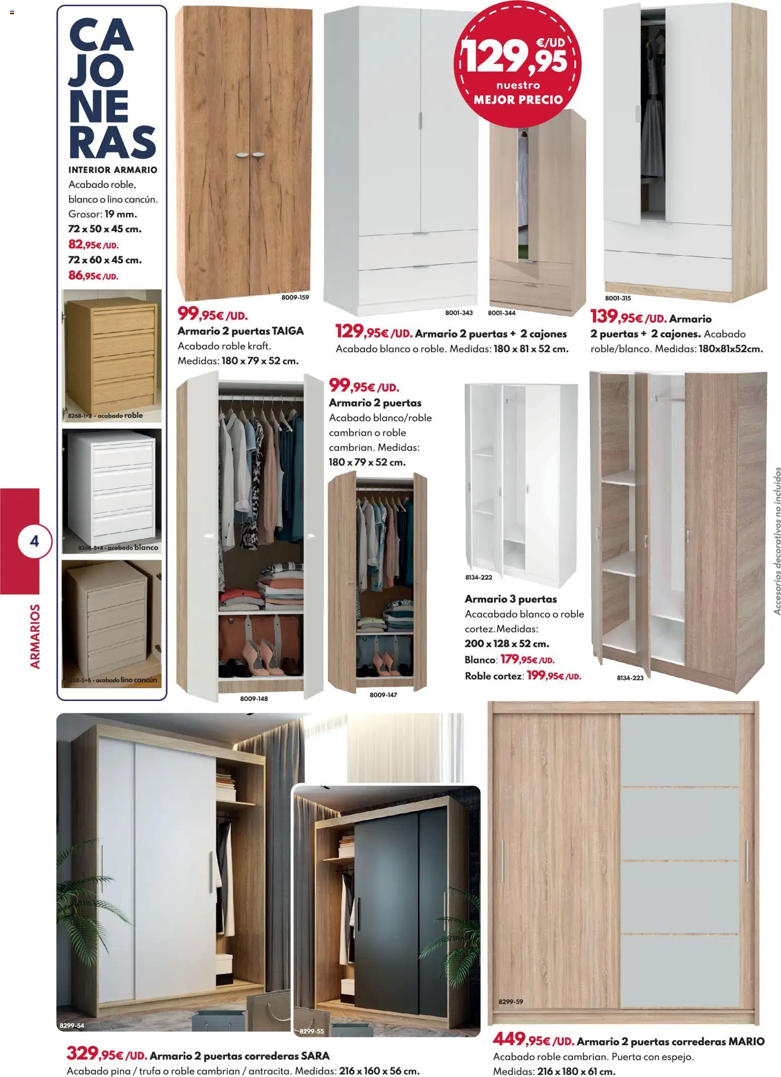 BricoCentro - Folleto Vuelta al Cole │ válido desde el 24/08/2026 | Página: 4 | Productos: Piña, Armario, Puertas