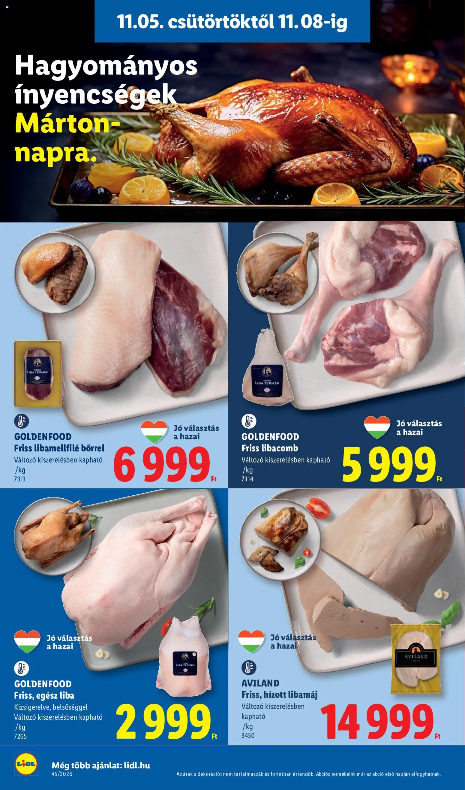 Lidl akciós ujság - amely érvényes a következő dátumtól: 2026.11.05. | Oldal: 6