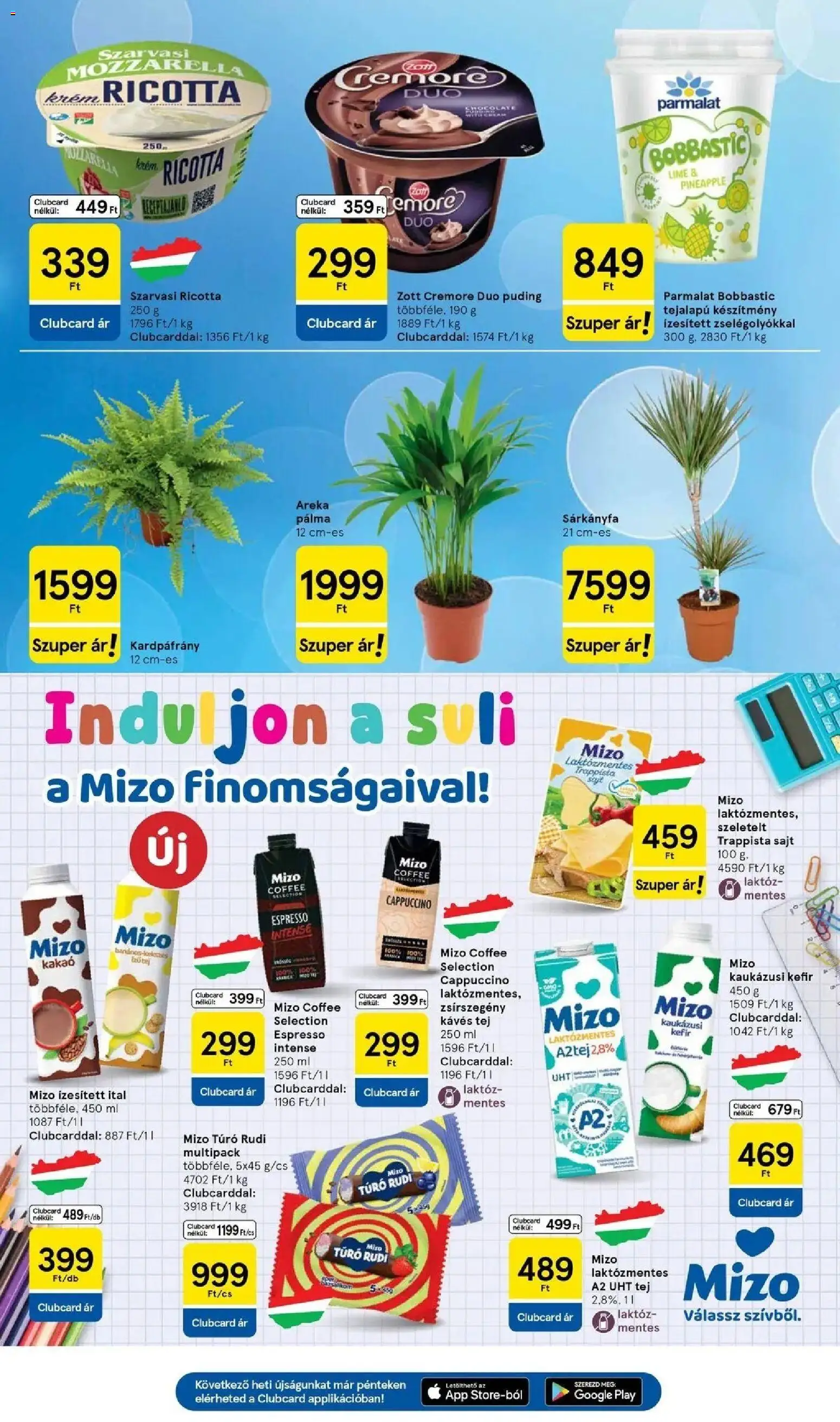 Tesco akciós ujság - amely érvényes a következő dátumtól: 2026.08.18. | Oldal: 25 | Termékek: Mozzarella, Cappuccino, Kefir, Sajt