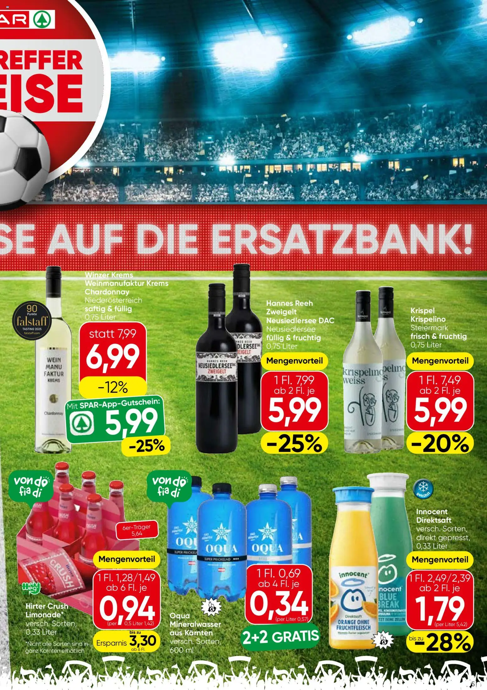 Spar Flugblatt - Kärnten gültig ab 01.07.2026 | Seite: 5 | Produkte: Wein