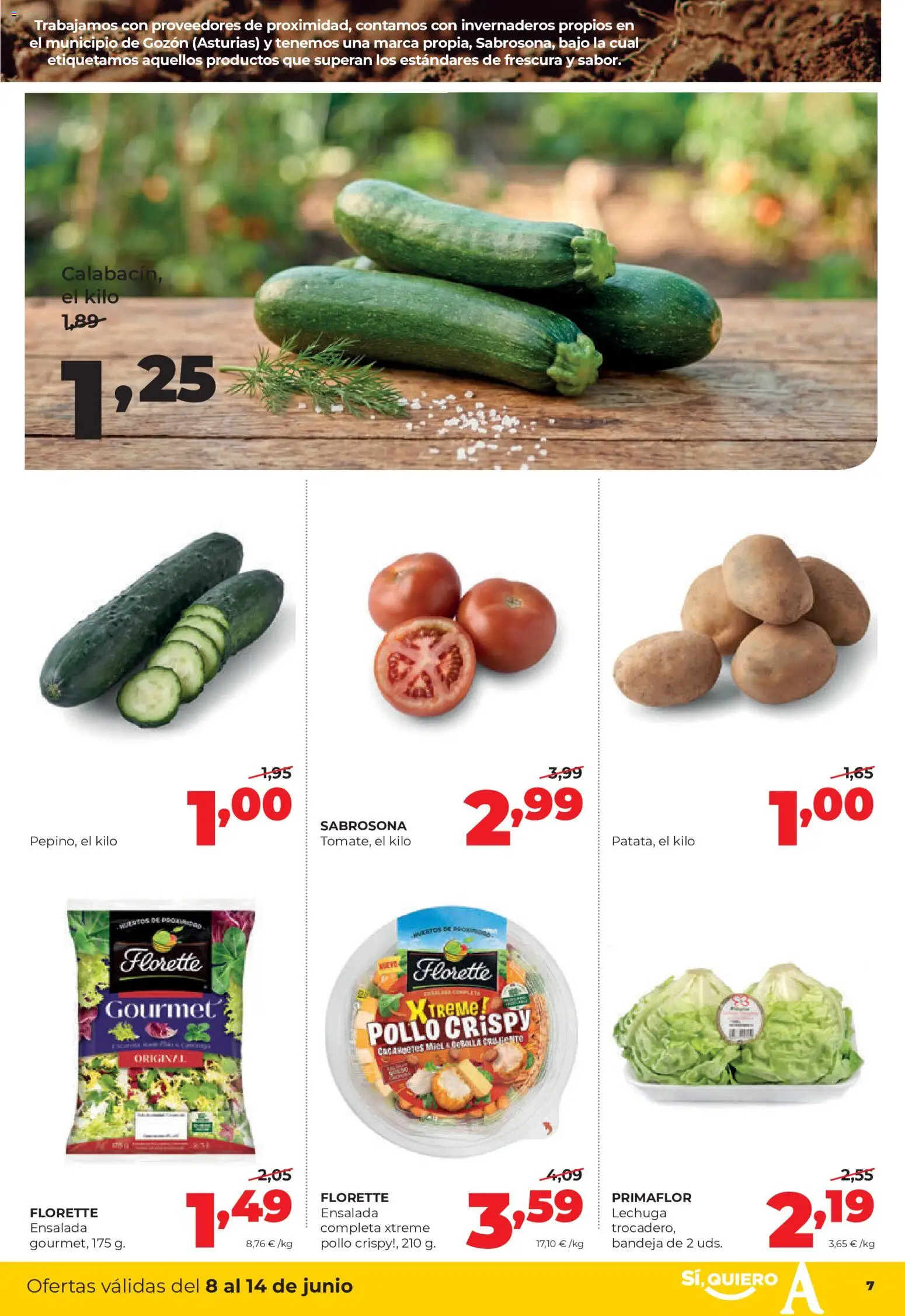 Alimerka folleto Castilla y León │ válido desde el 08.06.2026 | Página: 7 | Productos: Ψηφιακή κάμερα, Ensalada, Παγωμένο τσάι, Bandeja