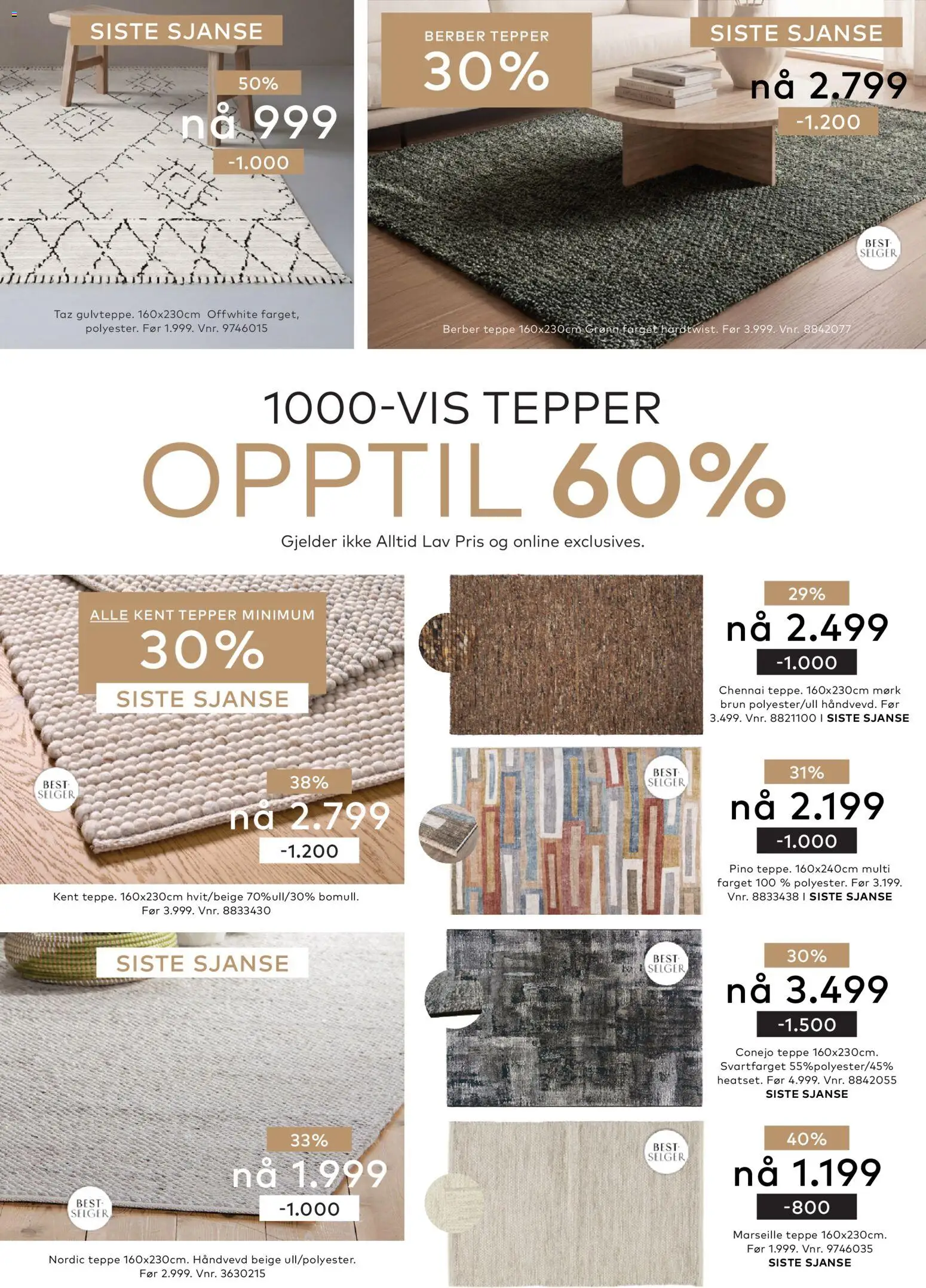 {H1} | Side: 24 | Produkter: Teppe