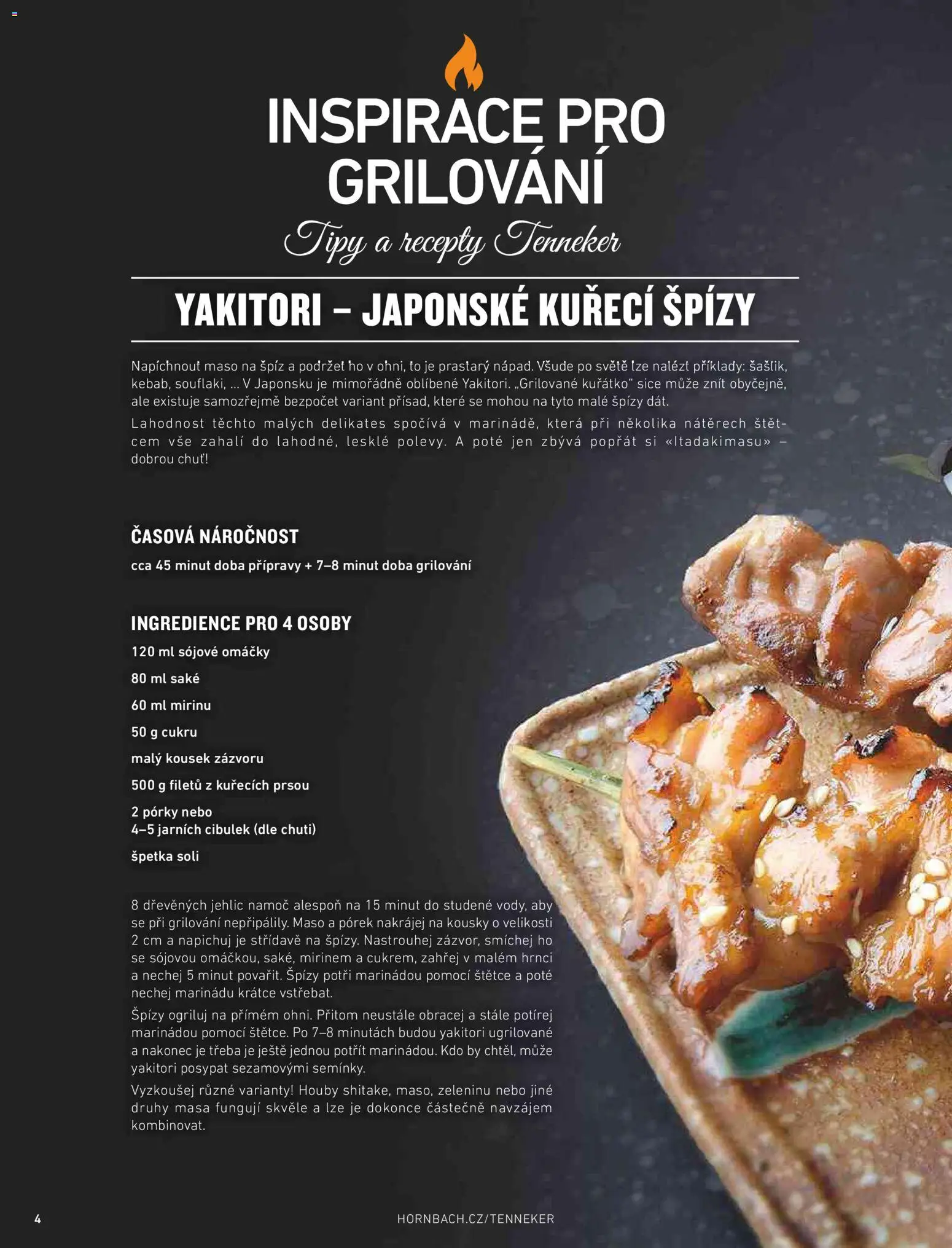 HORNBACH leták - Magazín o grilování od 01.01.2026 | Strana: 4 | Produkty: Špíz, Grilování, Omáčky, Houby