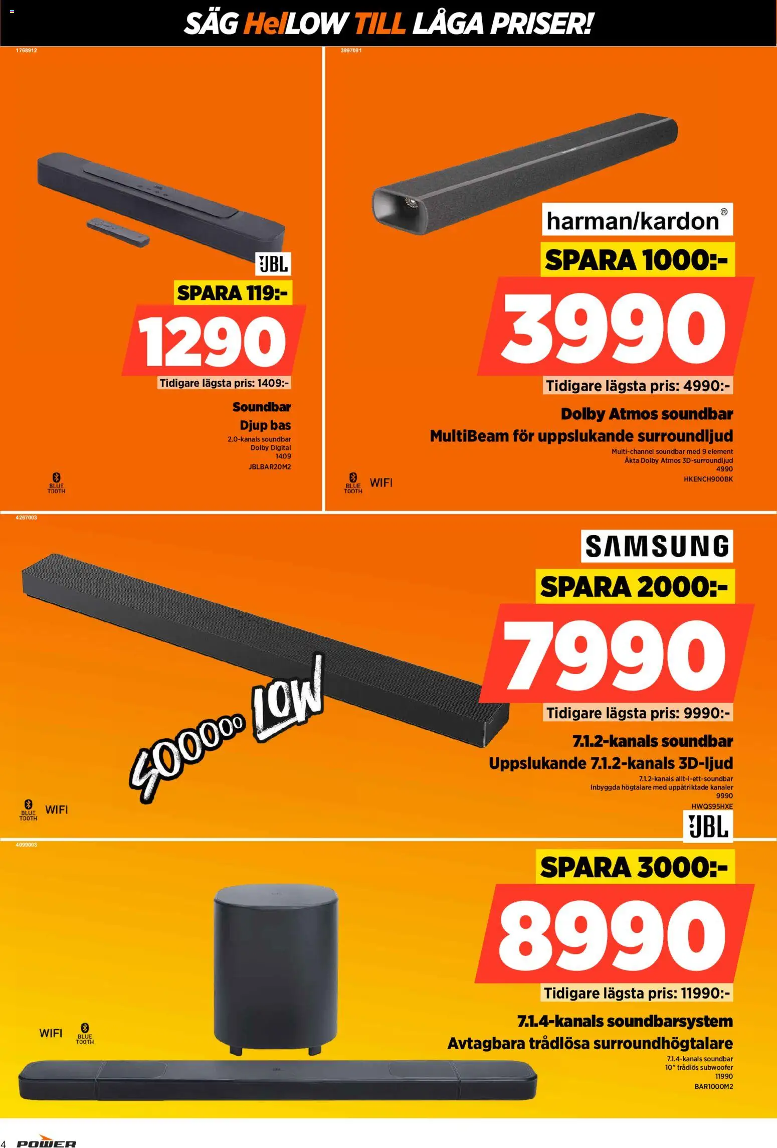 Power reklamblad aktuell från 01.06.2026 | Sida: 4 | Produkter: Såg, Högtalare, Wifi