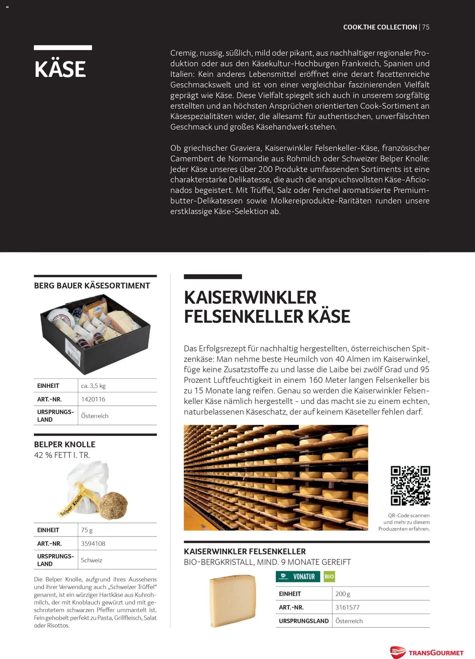 Transgourmet Cook Look-Book gültig ab 08.04.2026 | Seite: 75 | Produkte: Salat, Knoblauch, Libacomb, Käse