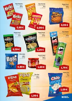 Boso Katalog - Pregled kataloga iz trgovine Boso, vrijedi od 30.04.2026 | Stranica: 9 | Proizvodi: Podravka, Pringles, Kikiriki, Štapići