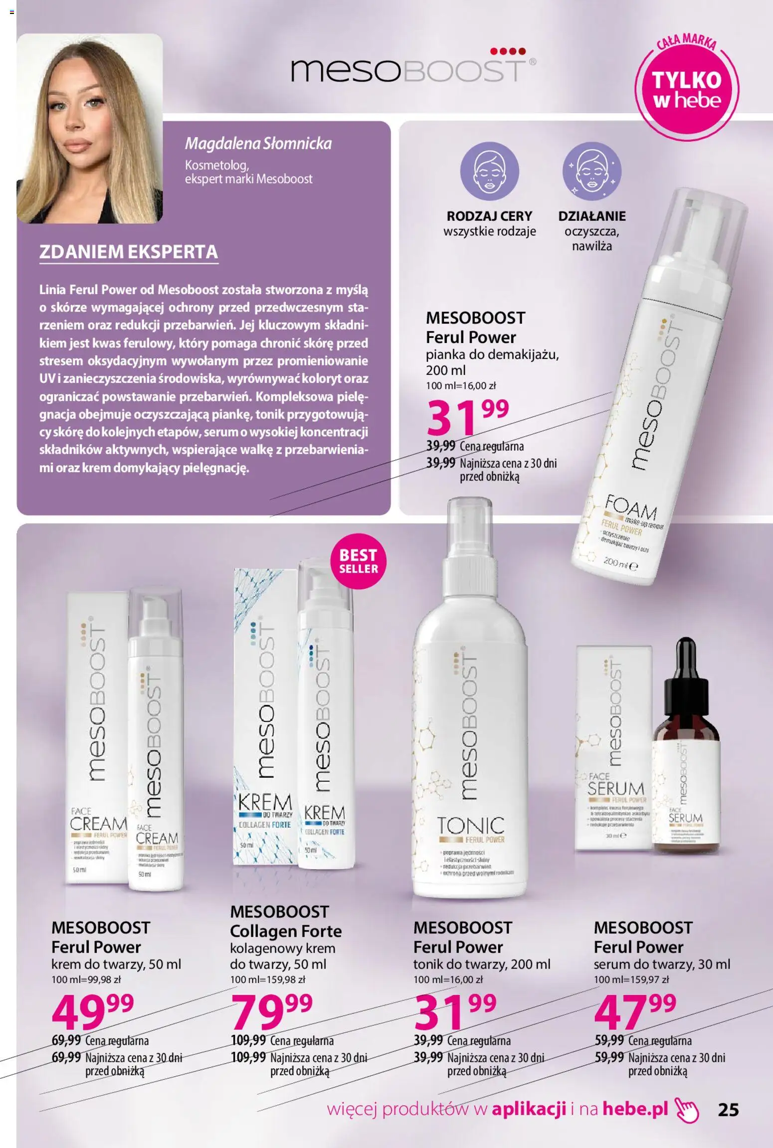 Hebe gazetka - Katalog od 04.08.2026 | Strona: 25 | Produkty: Krem, Tonik