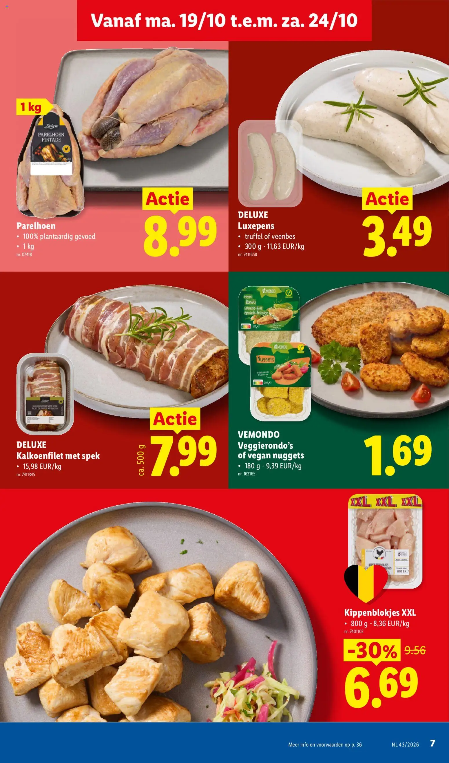{H1} | Pagina: 7 | Producten: Spek, Kalkoenfilet, Bacon
