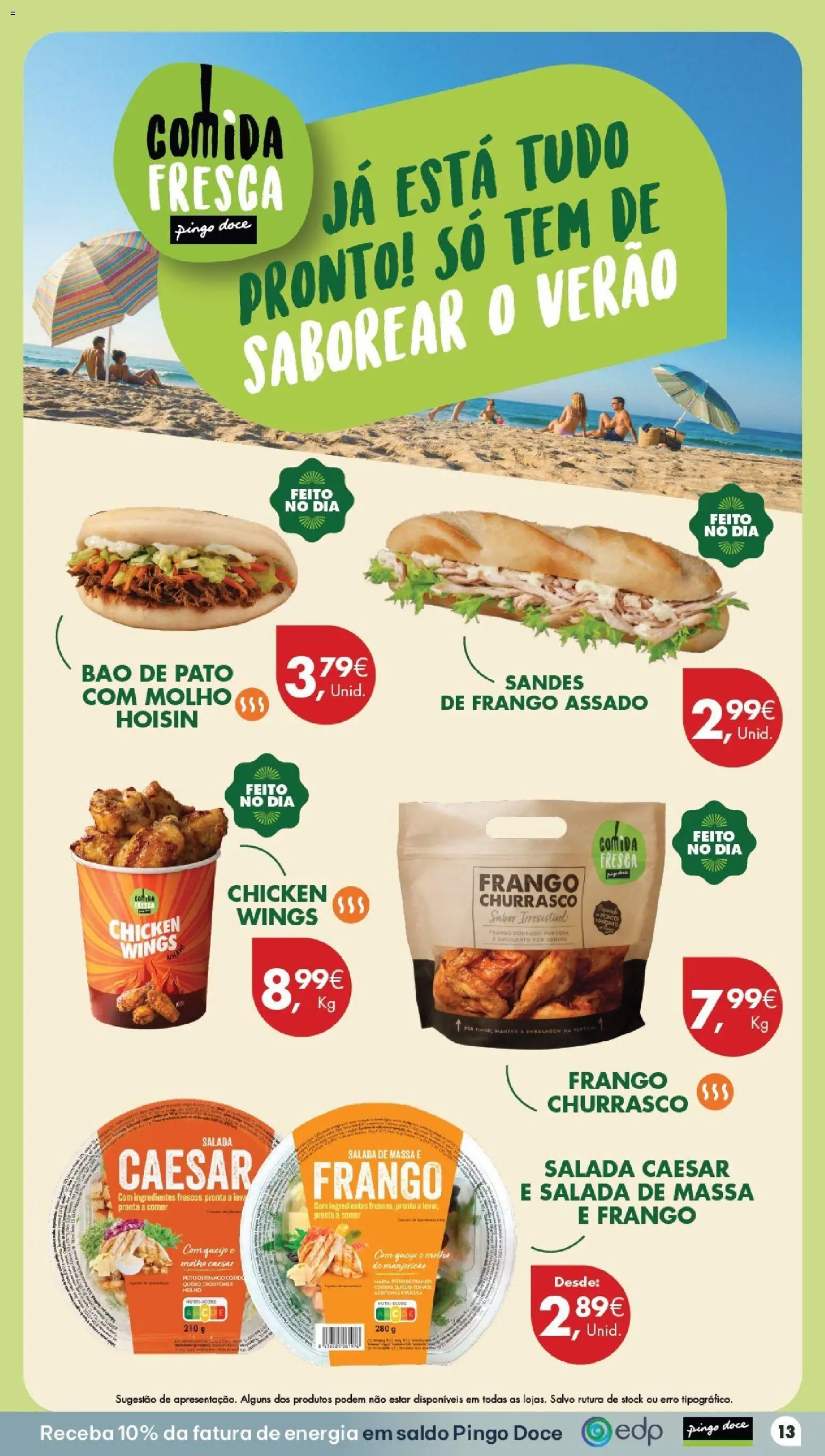 Pingo Doce Poupe este Fim de Semana │ válido de 28/08/2026 | Página: 13 | Produtos: Pato, Tomate, Massa, Salada