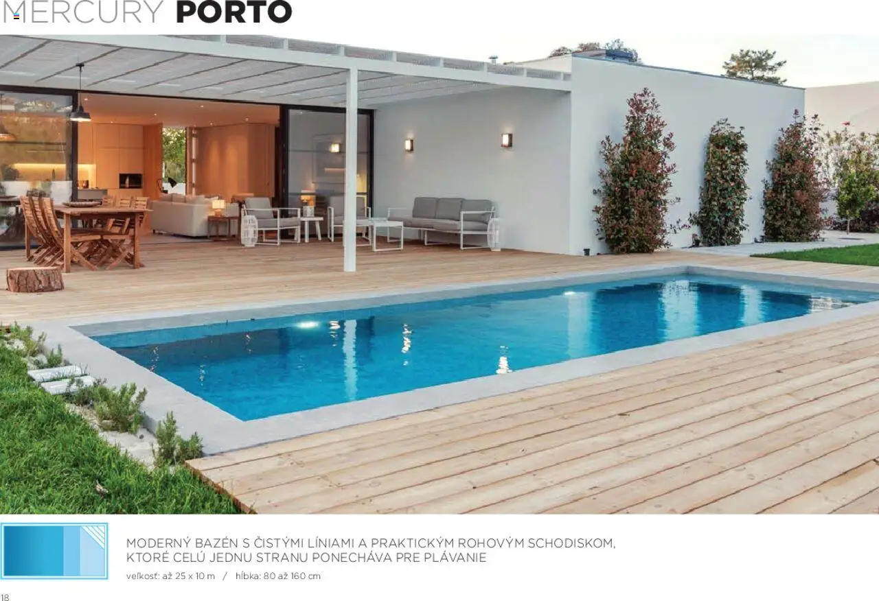 Nové Mountfield akcie – leták je platný od 15.08.2025 | Strana: 18 | Produkty: Bazén