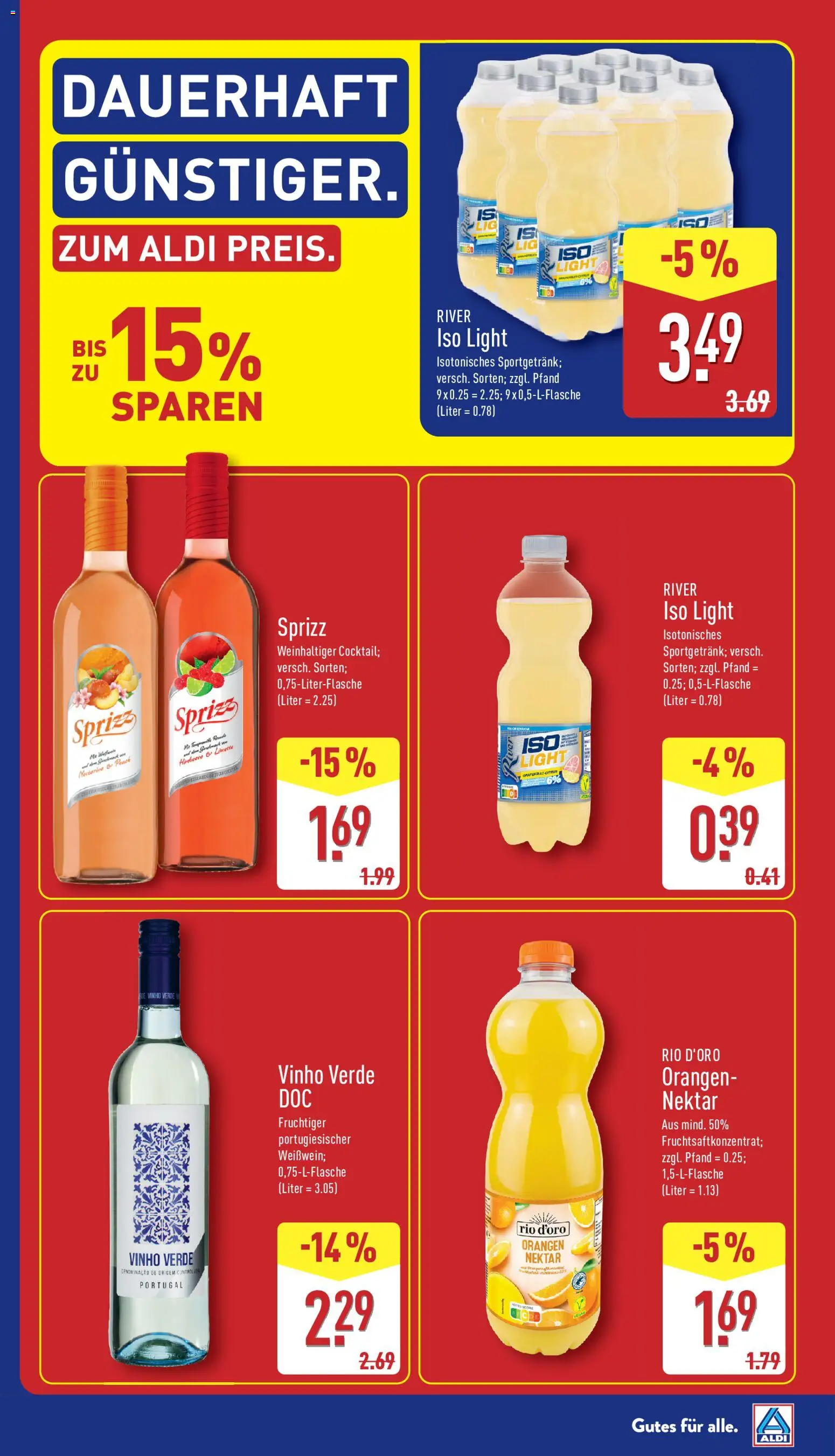 Aldi Prospekt – gültig ab 27.07.2026 | Seite: 5 | Produkte: Weißwein, Orangen, Himbeere