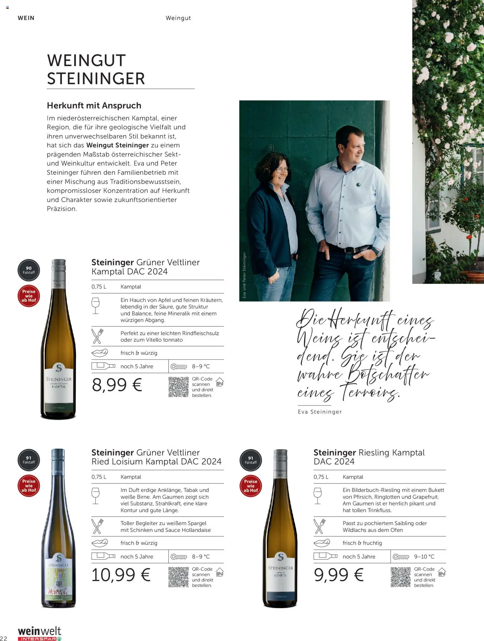 Interspar Meine Weinwelt Frühling 2026 gültig ab 05.03.2026 | Seite: 22 | Produkte: Ofen, Schinken, Wein, Äpfel