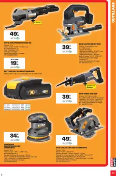 Brico Dépôt - Prévisualisation de Brico Dépôt L'officiel du bricolage valide à partir de 16.06.2026 | Page: 63