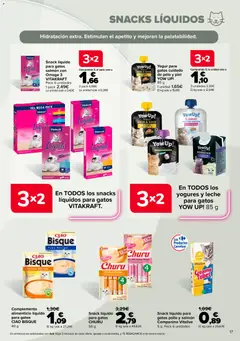 Vista previa Snack líquido para gatos salmón con Omega 3 VITAKRAFT, Snack líquido para gatos salmón con Omega 3 VITAKRAFT válido desde el 25/06/2026 | Página: 17 | Productos: Δοχείο φοντί, Leche, Yogur, Té