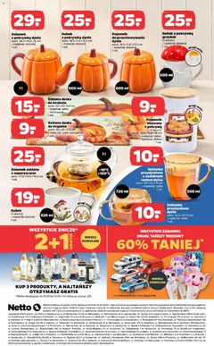 Pogląd oferty "Netto gazetka od poniedziałku NonFood" - ważna od 21.09.2026 | Strona: 3 | Produkty: Szklanka, Zabawki, Dzbanek, Pojemnik do przechowywania