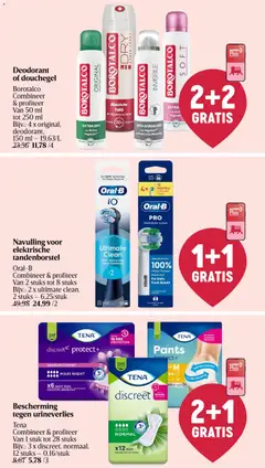 Delhaize folder week 18 - Voorbeeld van een folder van Delhaize, geldig van 30.04.2026 | Pagina: 41 | Producten: Pads, Alcohol, Deodorant, Tandenborstel